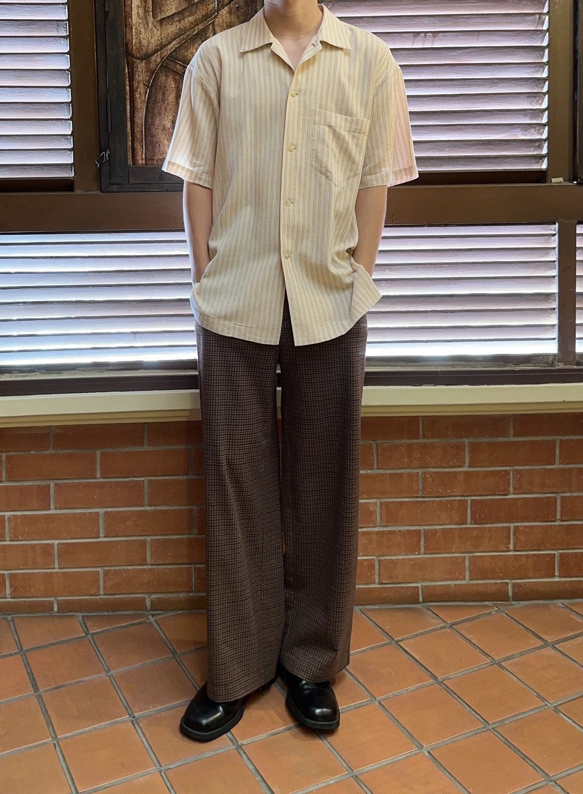 Issey Miyake Issey Miyake Men 80s Brush Label Button Up Size US M / EU 48-50 / 2 - 1 Thumbnail