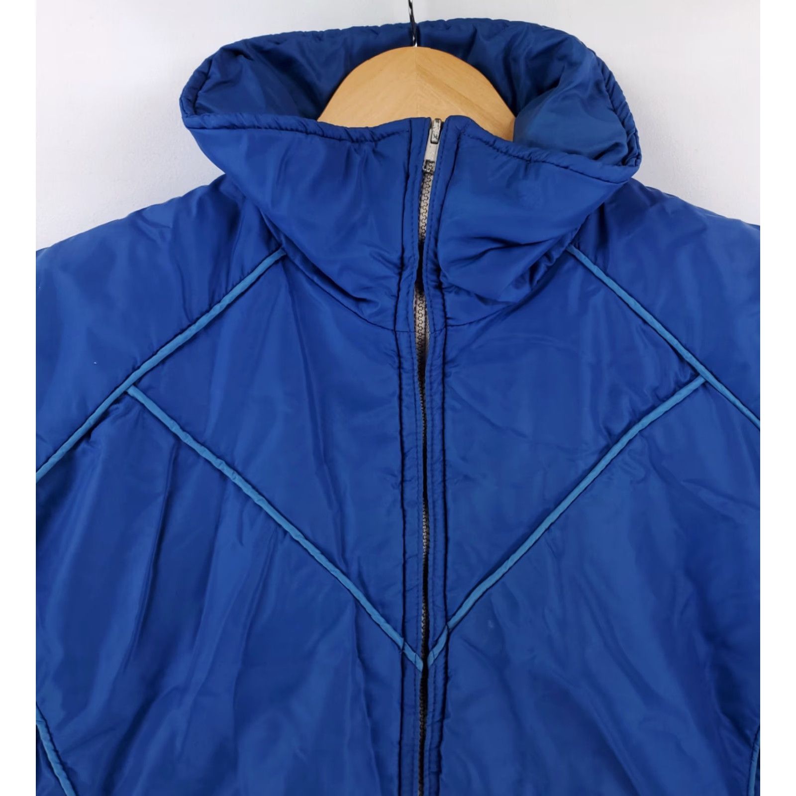 Vintage Gerry VTG Down Puffer Full Zip Jacket Blue Ski Snowboard Mens XL Size US XL / EU 56 / 4 - 2 Thumbnail