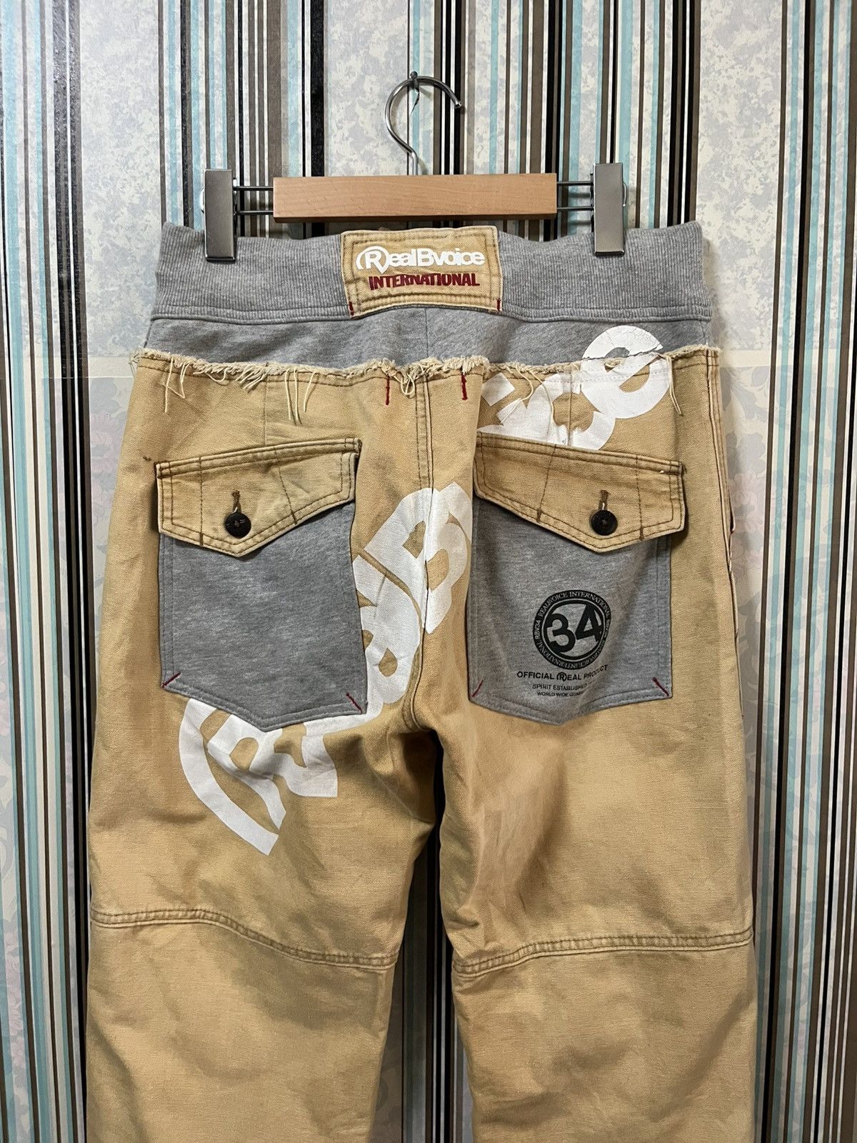 Japanese Brand 1990s RealBVoice international baker pants #I Size US 32 / EU 48 - 4 Thumbnail