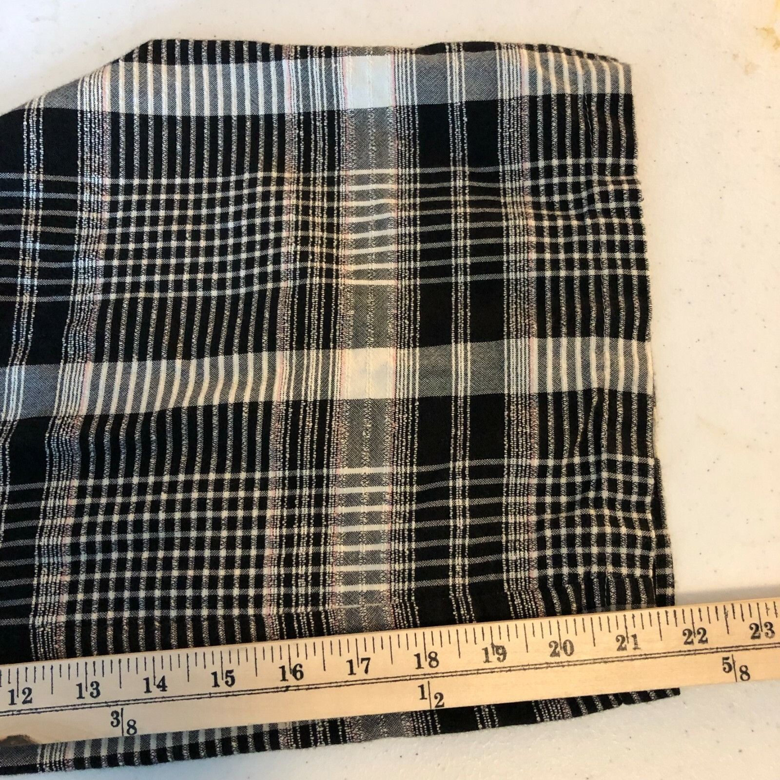 Anthropologie ett:twa Anthropologie Womens Crop Pants Wide Leg Plaid Tie W Size 27" / US 4 / IT 40 - 9 Thumbnail