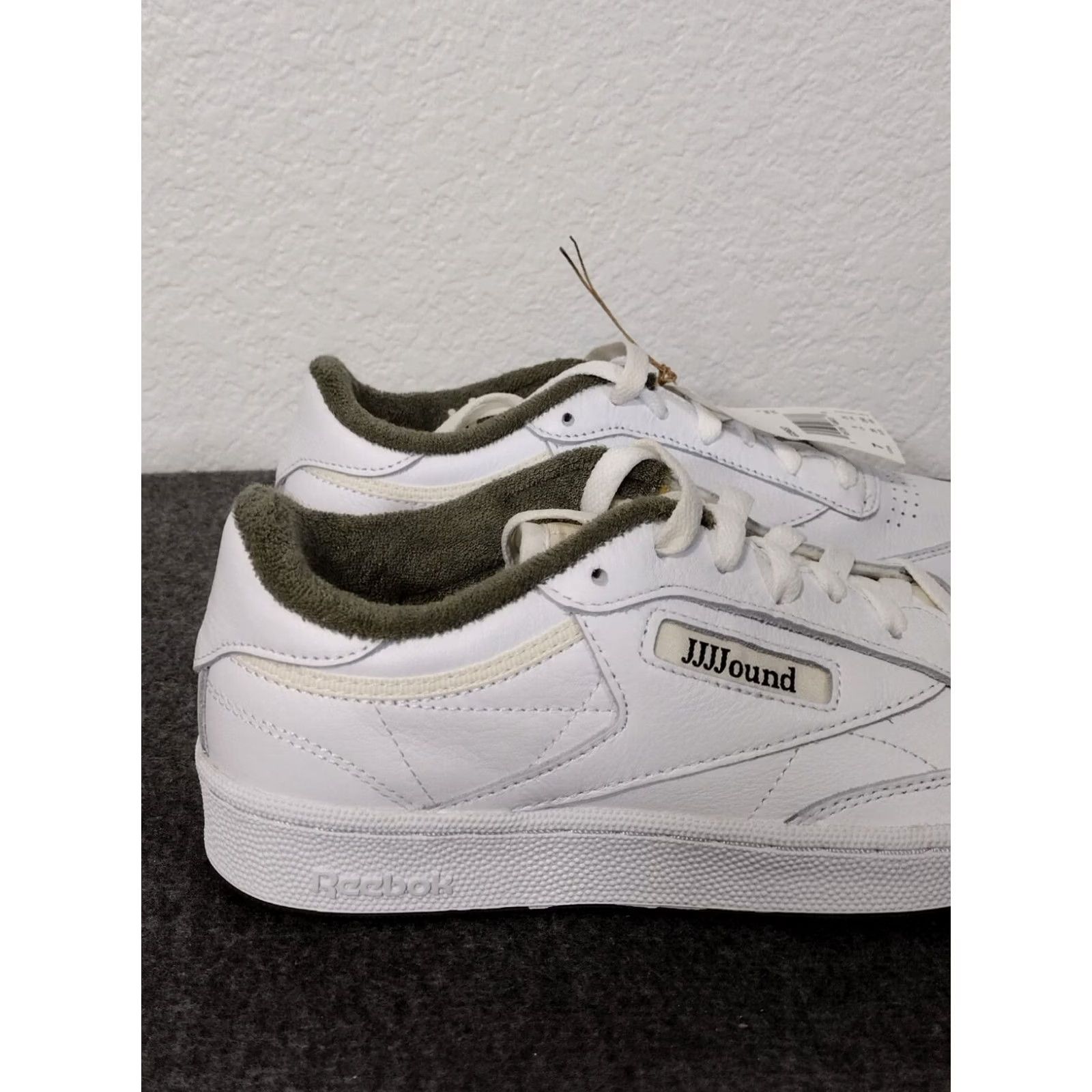 Reebok REEBOK Club C 85 JJJJound White Olive Tennis GX9657 Size 7 US New with a Box Size US 6 / EU 39 - 2 Thumbnail