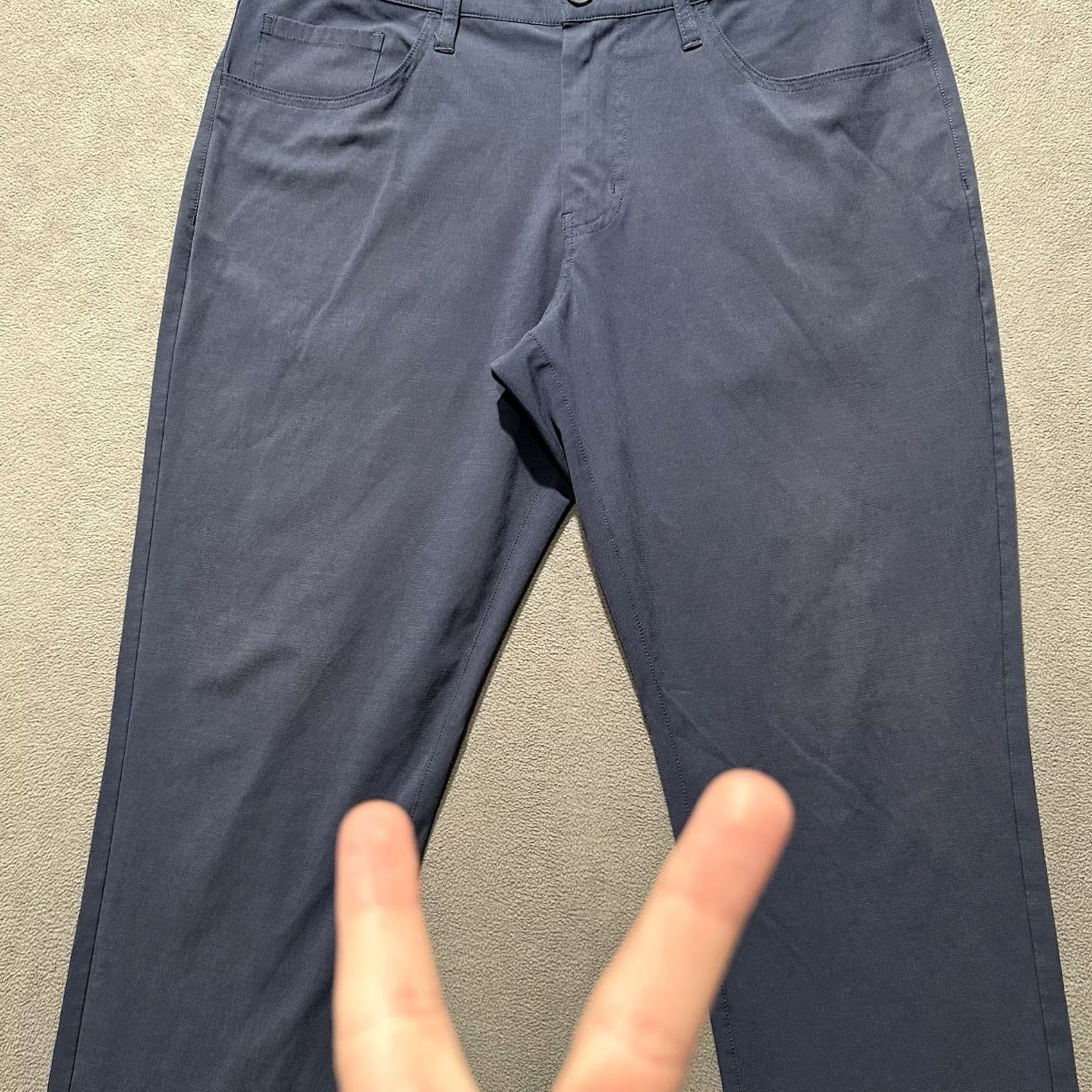 TravisMathew Travis Mathew Pants Mens 34 Blue 5-Pocket Golf Chino Stretch Size US 34 / EU 50 - 5 Thumbnail