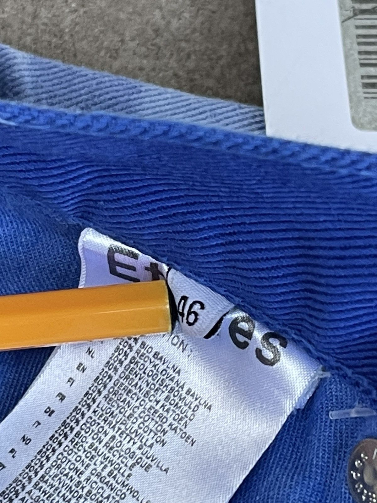 Etudes !DS! SS22 Etudes X Yves Klein Corner Edition Denim Pants Size 32" / US 10 / IT 46 - 23 Thumbnail