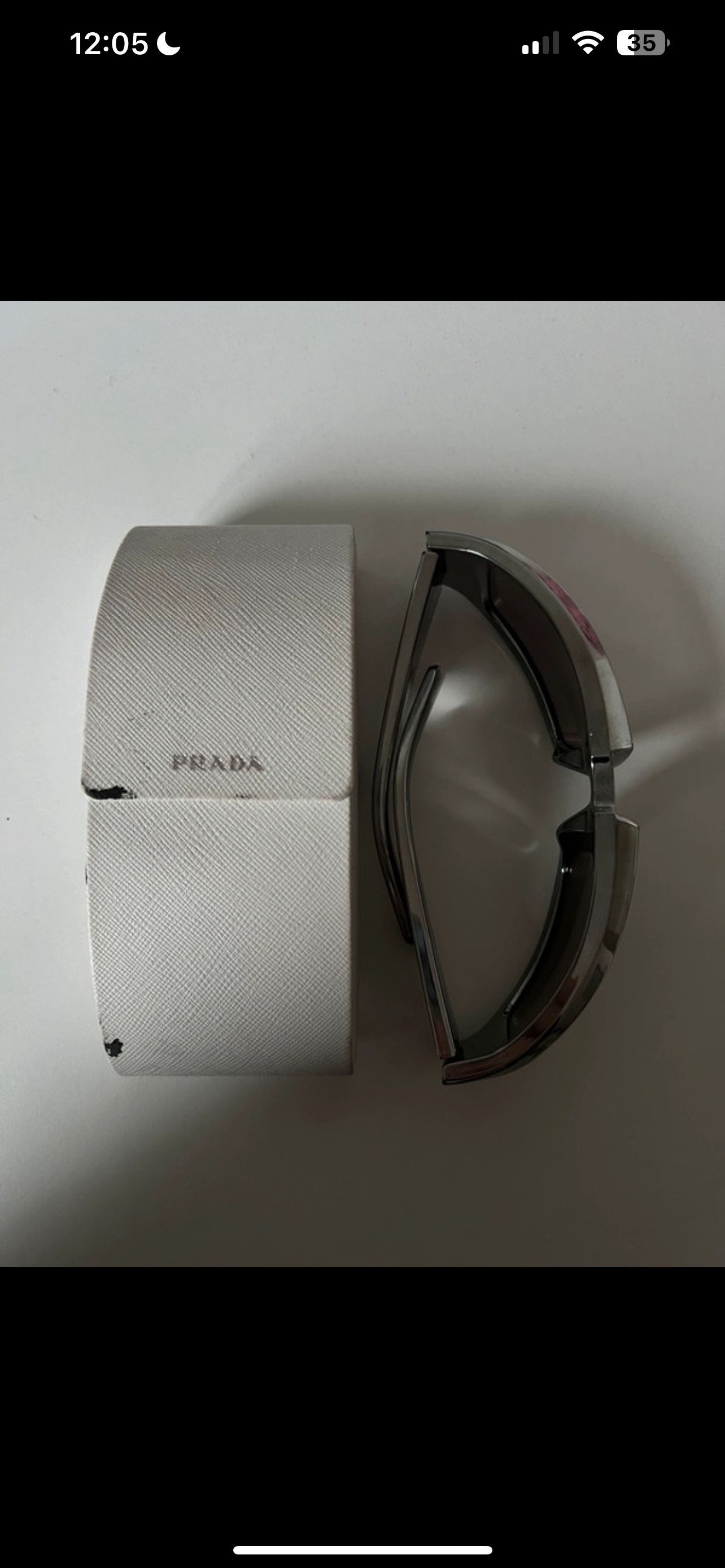 Prada Prada runway sunglasses silver Size ONE SIZE - 6 Thumbnail
