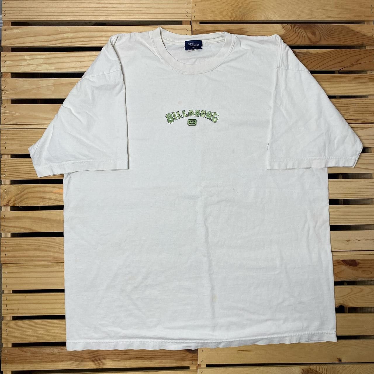 Billabong Vintage Billabong White Surf Tee Size 2XL Size US XXL / EU 58 / 5 - 2 Thumbnail