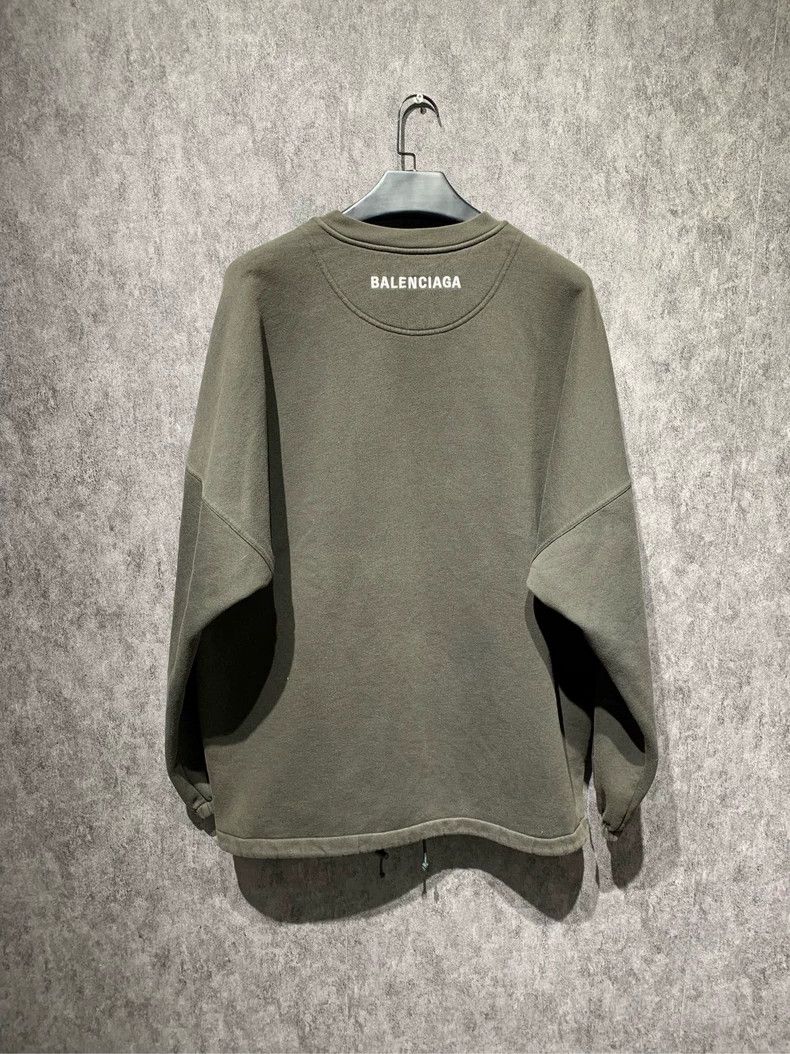Balenciaga Balenciaga Dark Coffee Crew Neck Sweater Size US XS / EU 42 / 0 - 2 Thumbnail