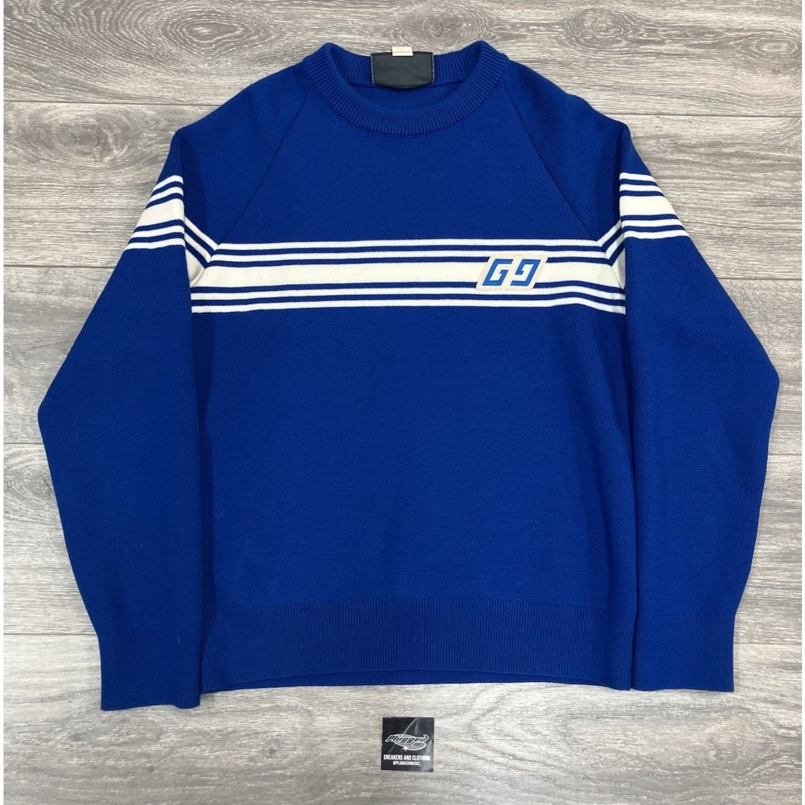 Gucci Gucci Knit Wool Sweater With Square GG | EXCELLENT! Size US M / EU 48-50 / 2 - 1 Thumbnail