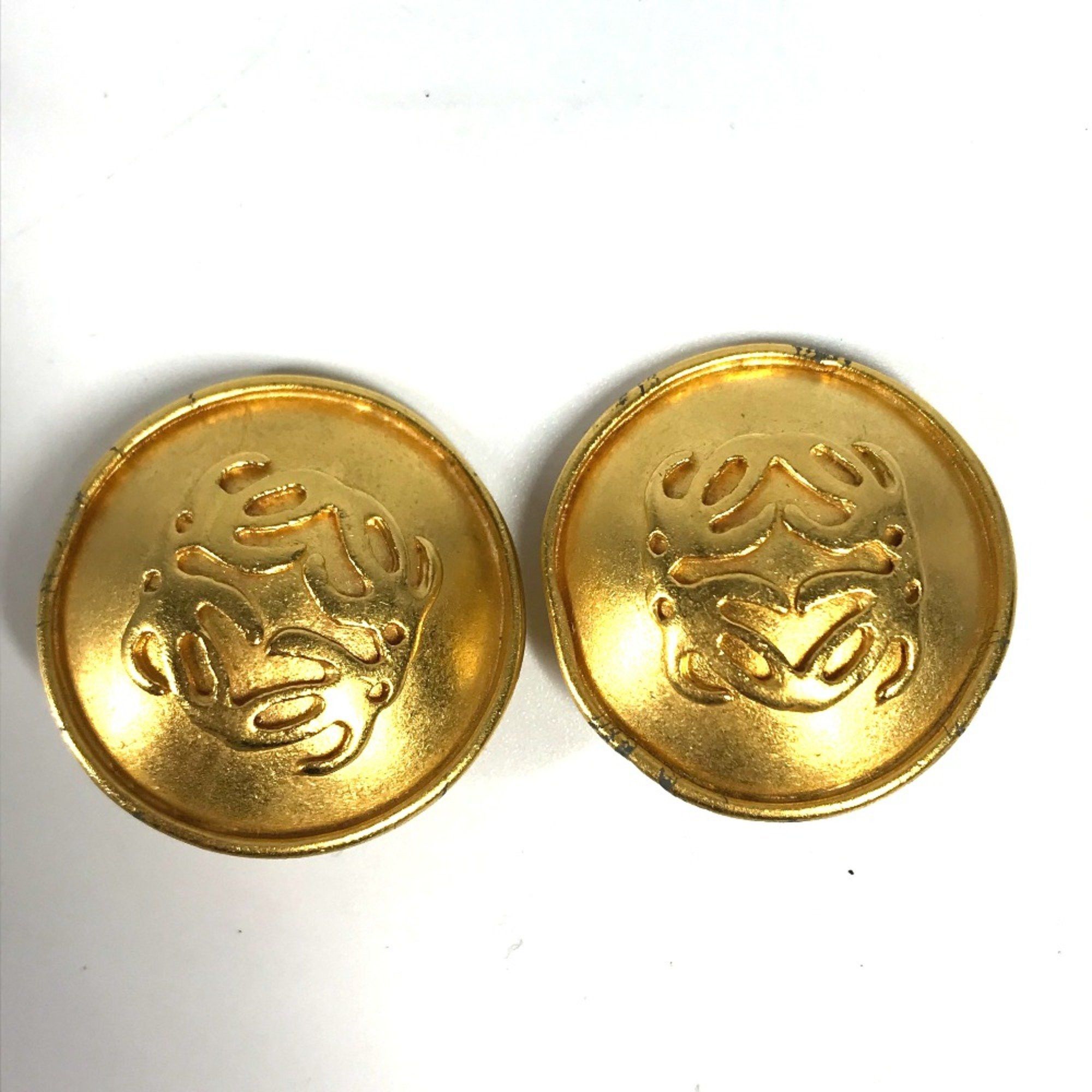 Loewe Loewe vintage Accessories Earrings Gold Size ONE SIZE - 1 Thumbnail