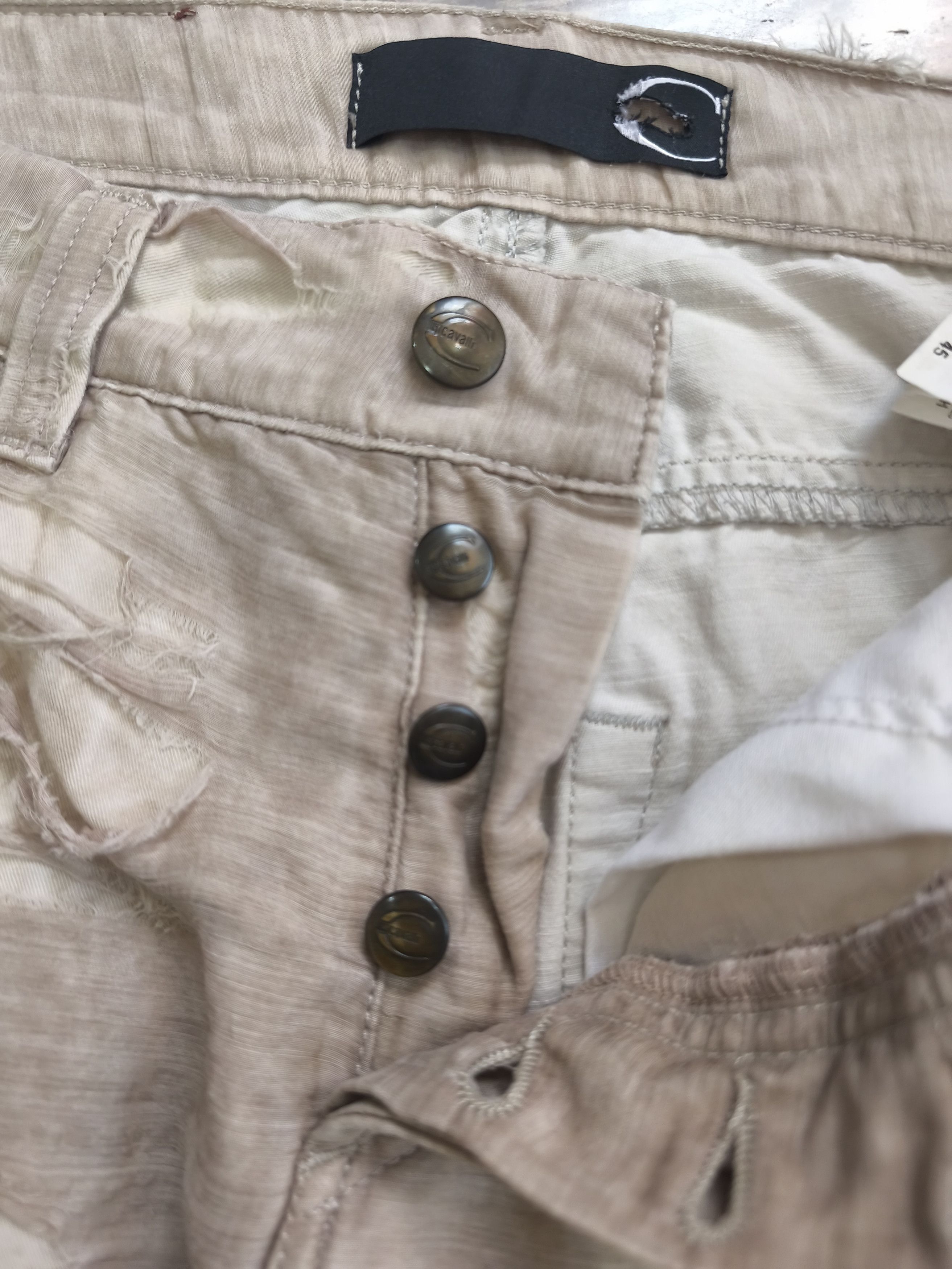 Just Cavalli JUST CAVALLI DISTRESSED DOUBLE LAYER DIE DYE JEANS 2000S Size US 31 - 5 Thumbnail