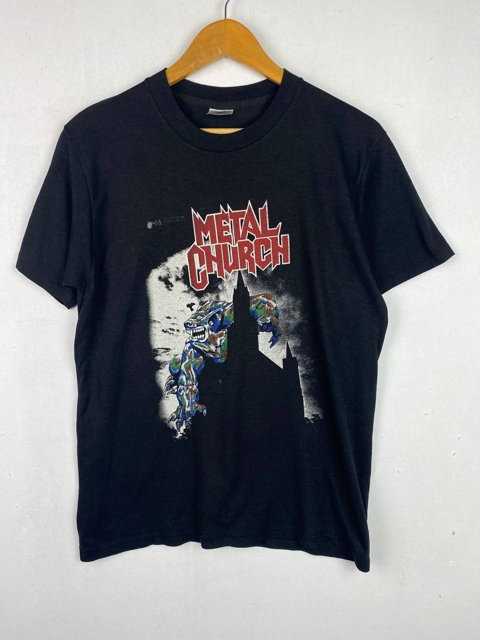 Band Tees vintage 80s metal church heavy metal band tee nice design Size US L / EU 52-54 / 3 - 1 Thumbnail