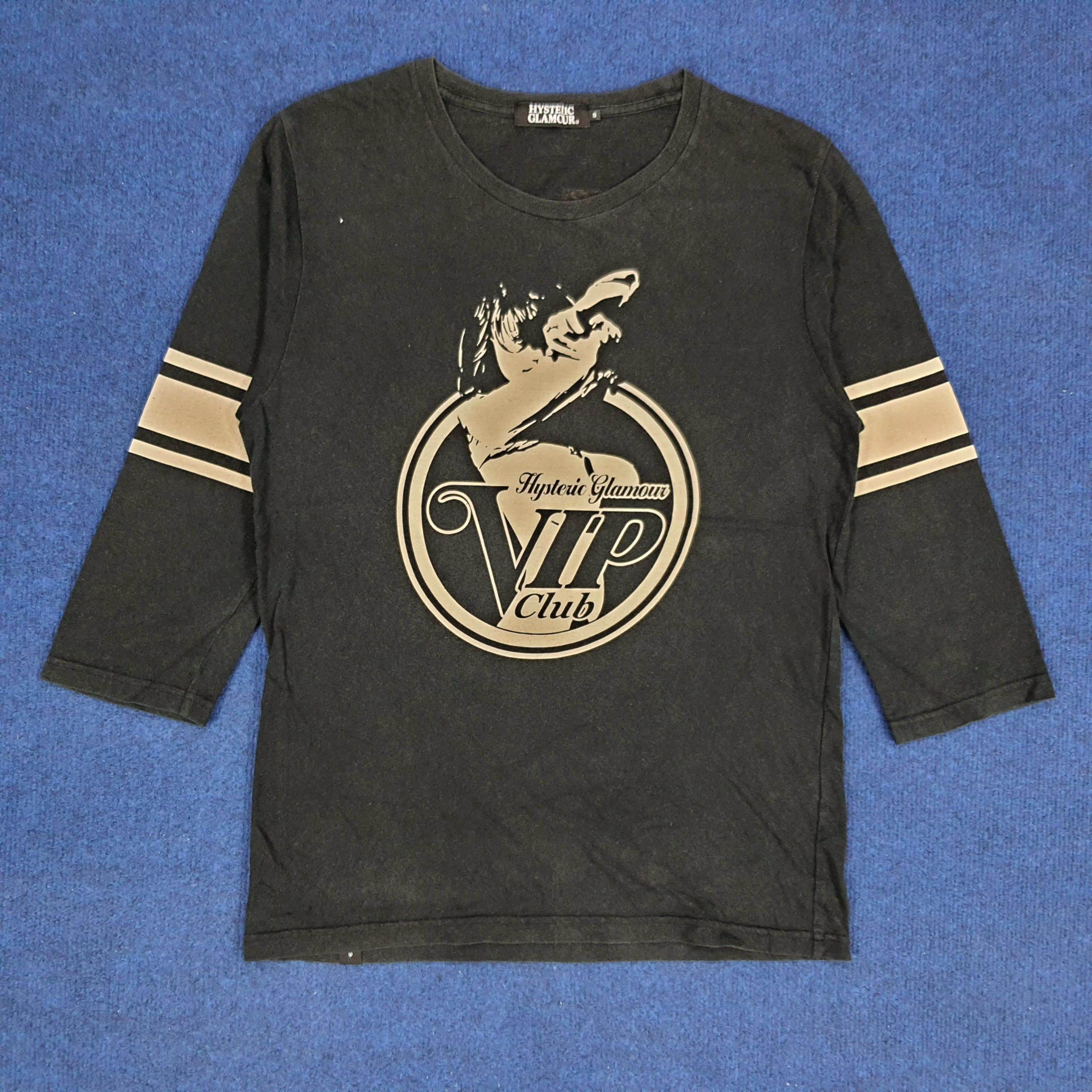 Hysteric Glamour × Japanese Brand × Vintage Vintage Hysteric Glamour Japanese Brand 3Q Sleeve Tshirt Size US S / EU 44-46 / 1 - 1 Thumbnail