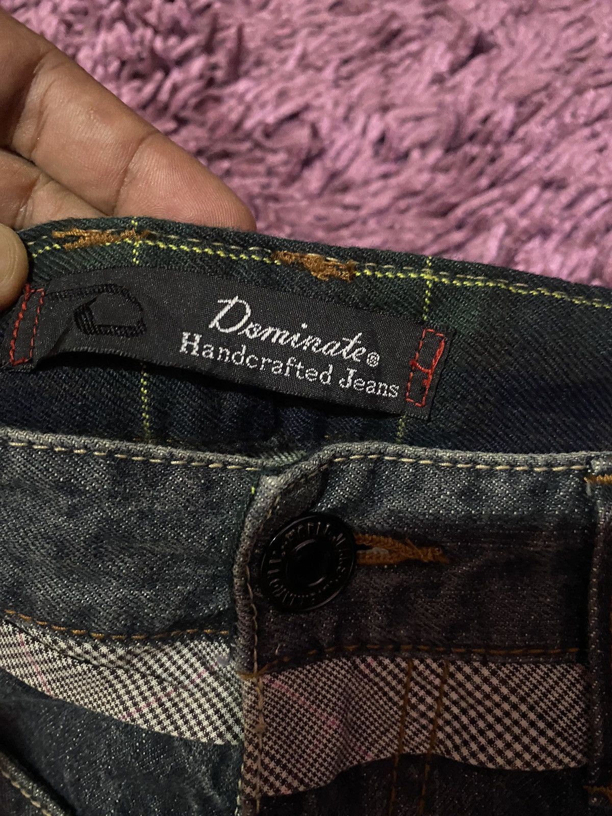 Japanese Brand × Vintage Vintage Dominate Double Waist Handcrafted Jeans Size US 31 - 5 Thumbnail