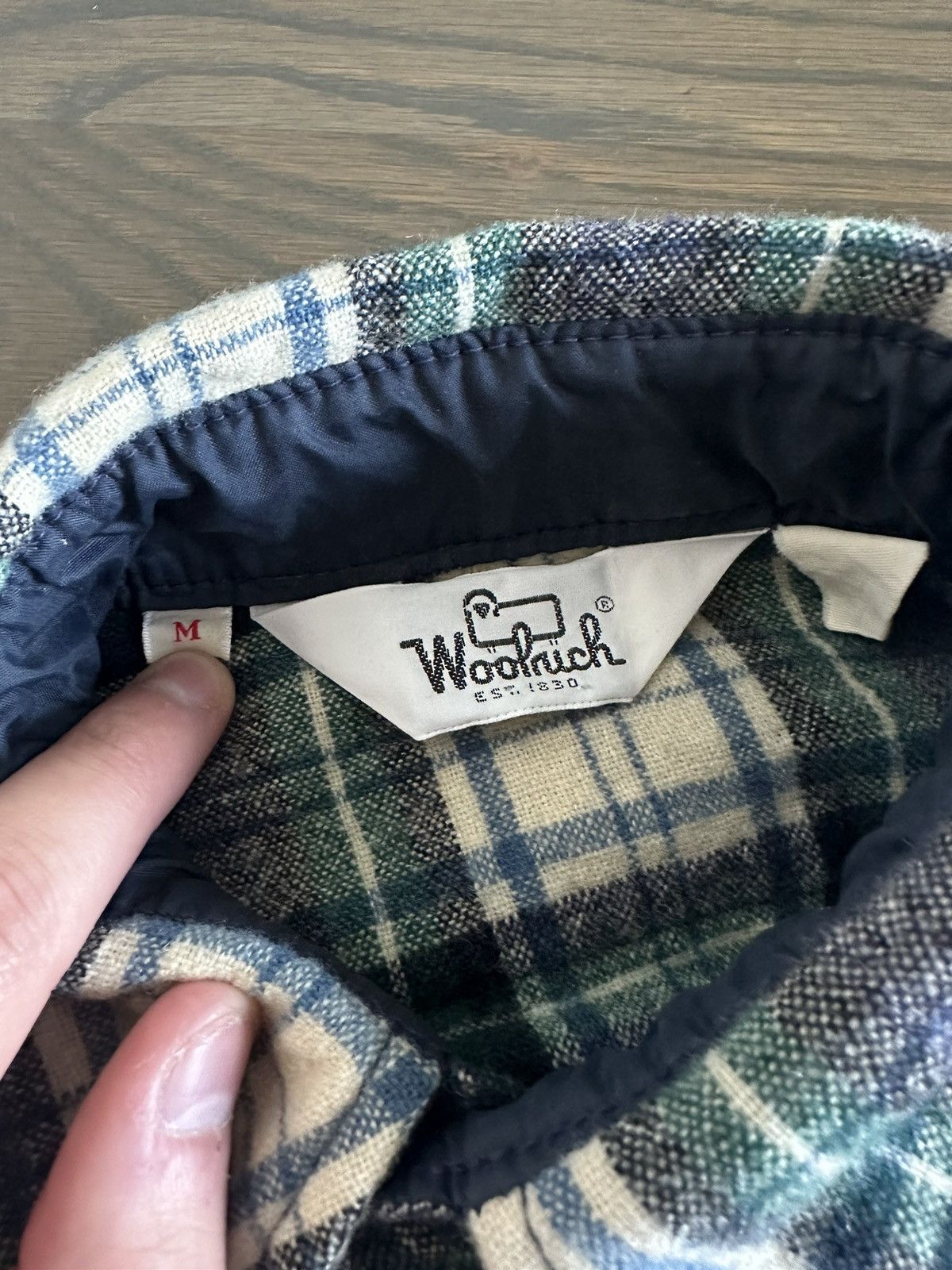 Vintage × Woolrich Woolen Mills Vintage Woolrich Flannel M Size US XL / EU 56 / 4 - 3 Thumbnail