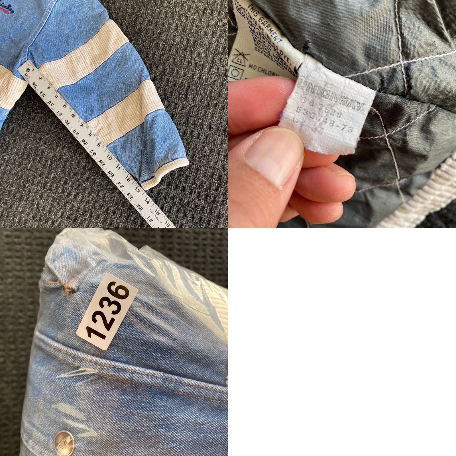 Vintage VINTAGE Union Bay Denim Jacket ¾ Sleeve L Women’s Blue Jeans Coat 90s Chore Pea Casual Size 36" / US 14 / IT 50 - 9 Thumbnail