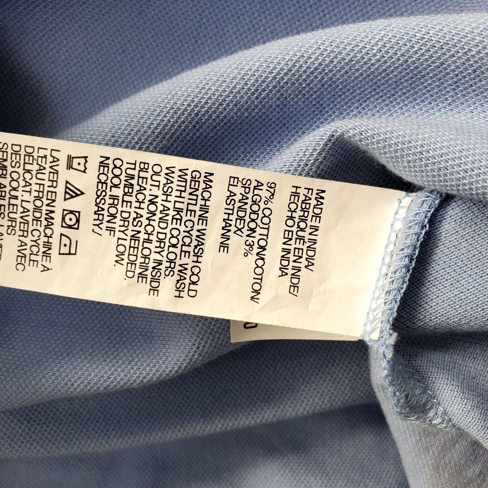 Van Heusen Van Heusen Activewear Shirt Mens 2XL Blue Cotton Regular Fit Stretch 1/4 Zip Size US XXL / EU 58 / 5 - 7 Thumbnail