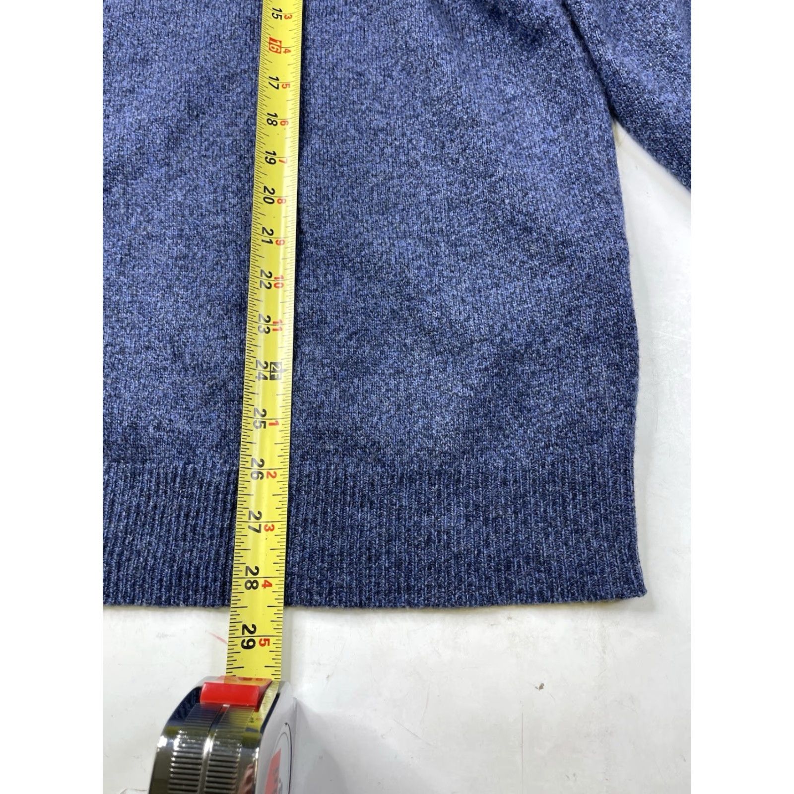 Vineyard Vines Vineyard Vines Sweater Men XL 1/4 Zip Wool Knit Pullover Zipper Mock Neck Long Sleeve Blue Solid Golf Everyday Comfort Size US XL / EU 56 / 4 - 6 Thumbnail