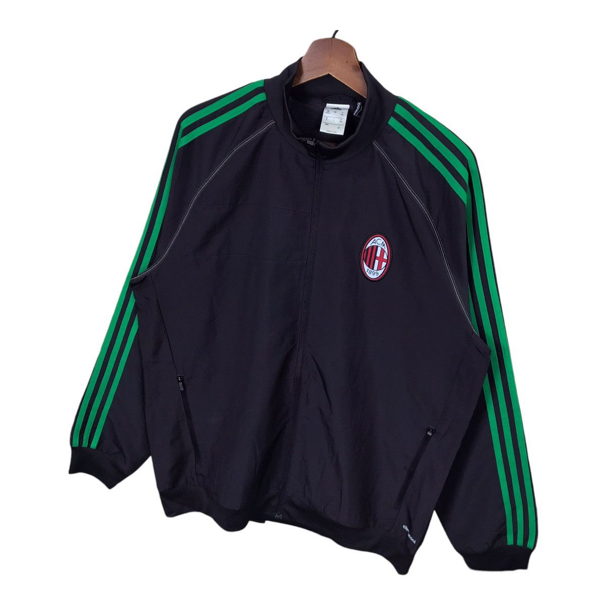 Adidas Vintage Adidas Ac Milan Track Top Jacket Size US L / EU 52-54 / 3 - 3 Thumbnail