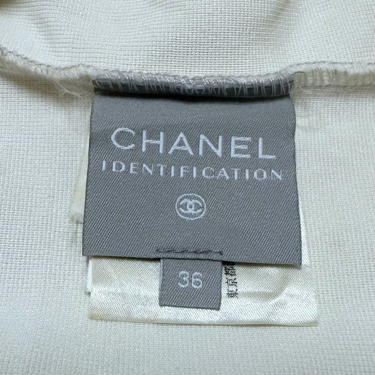 Chanel Authentic 2001 Chanel CC logo Sport Tank Top Woman size 36 Size XS / US 0-2 / IT 36-38 - 7 Thumbnail