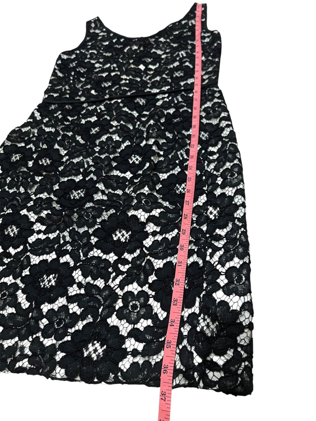 Moschino Vintage Moschino Lace Sleeveless Sheath Dress Floral Pattern Size M / US 6-8 / IT 42-44 - 9 Thumbnail