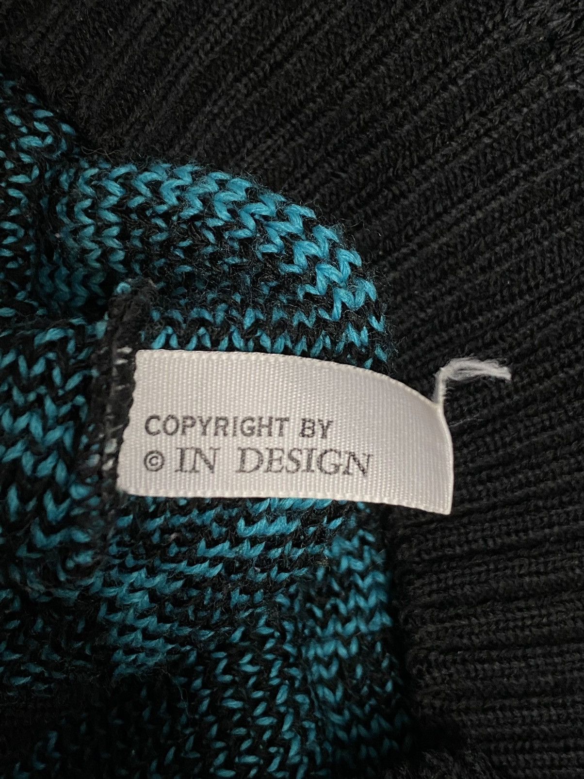 Other Vintage IN DESIGN Abstract Alphabet Acrylic Sweater USA Sz L Size US L / EU 52-54 / 3 - 23 Thumbnail