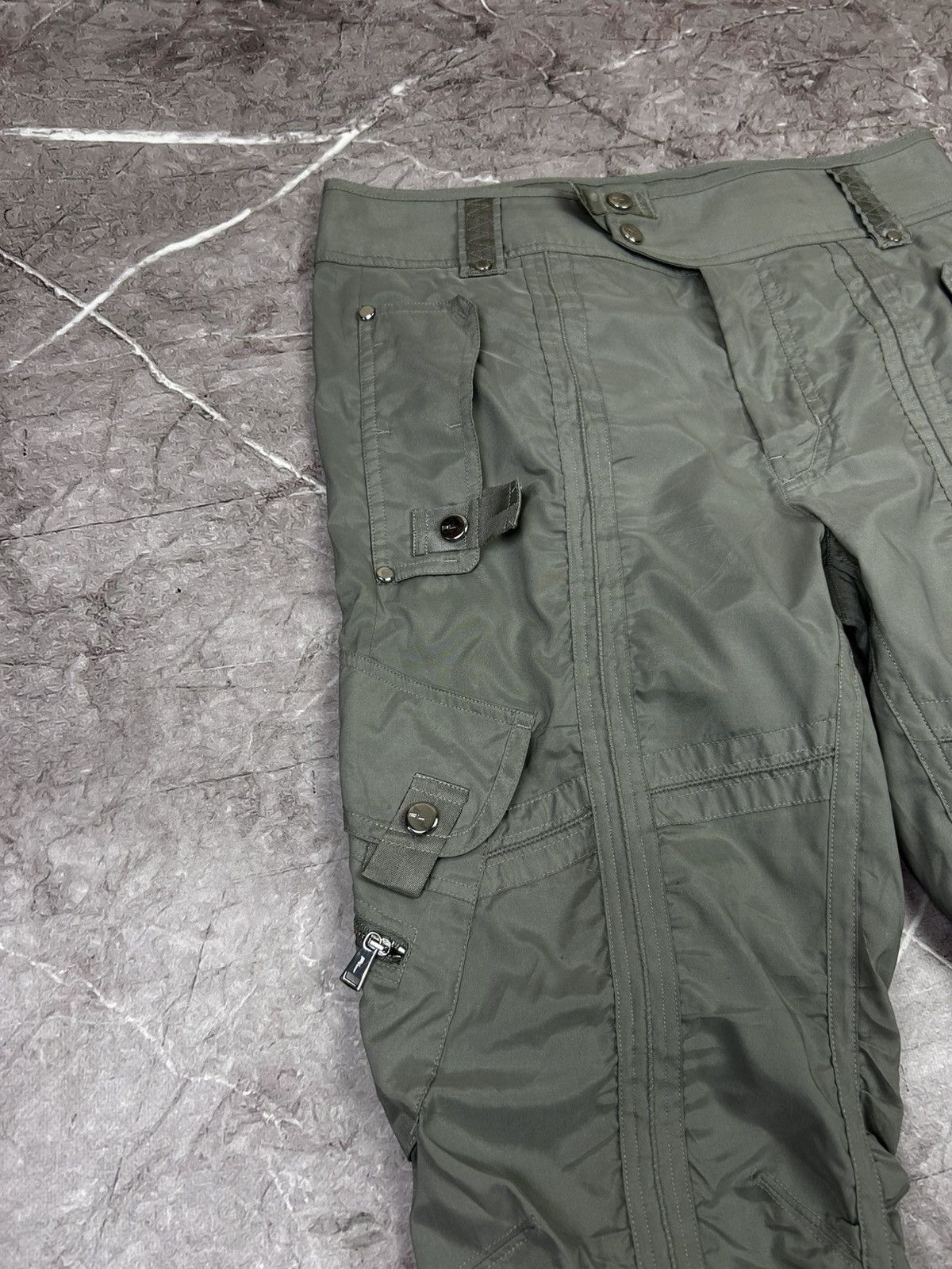 Polo Ralph Lauren Polo Ralph Lauren Gray Multipocket Cargo Pants Women's Size 28" / US 6 / IT 42 - 6 Thumbnail