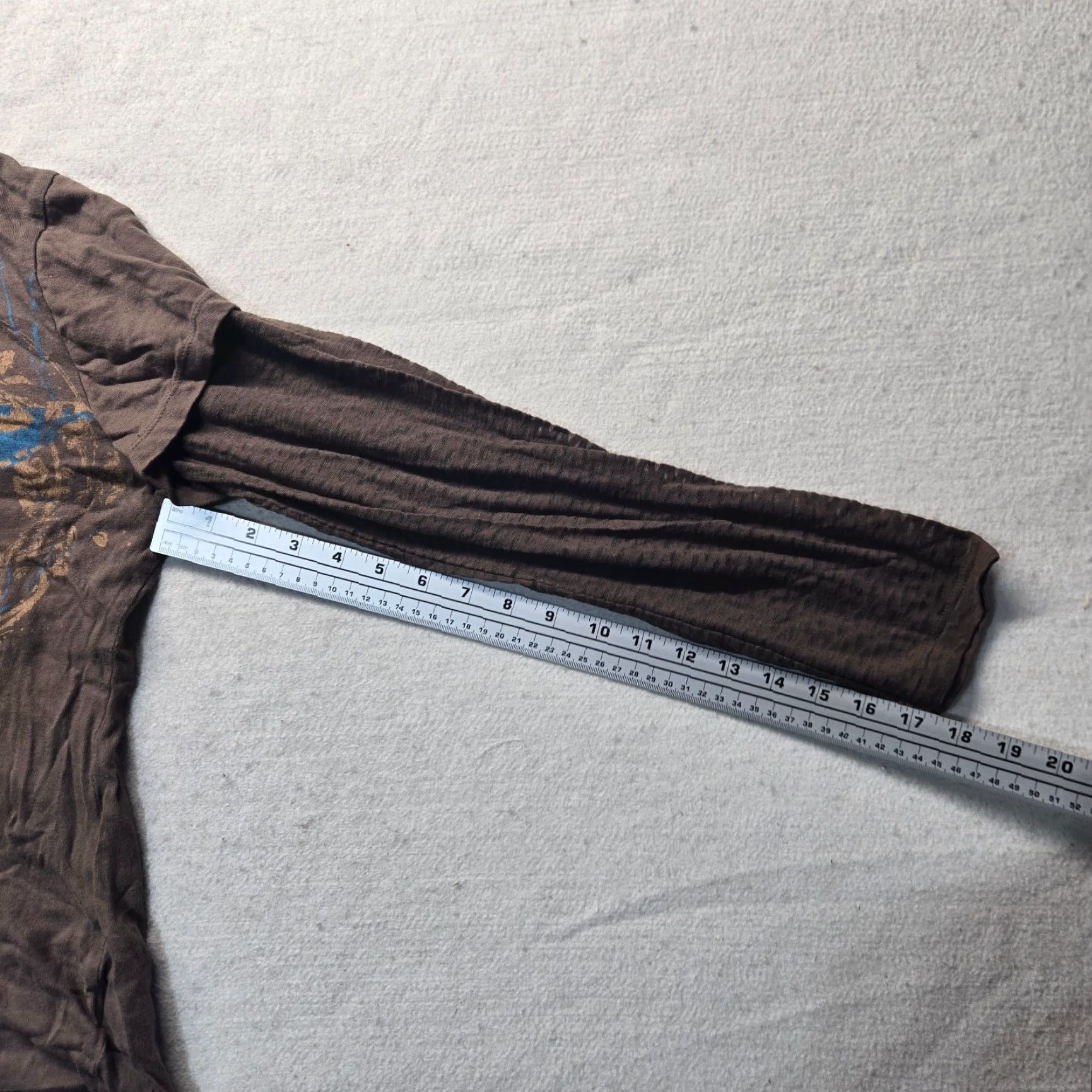 Vintage Bit & Bridle Brown Star Long Sleeve Tee T-Shirt Adult Womens Size XL Extra Large Size XL / US 12-14 / IT 48-50 - 5 Thumbnail