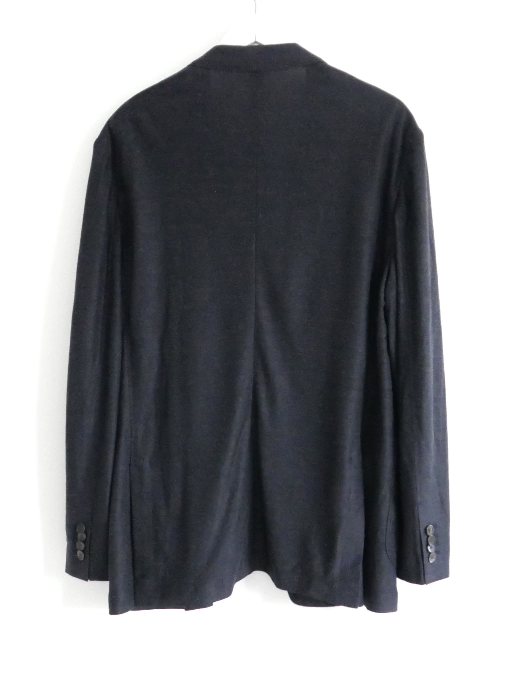 Salvatore Ferragamo Salvatore Ferragamo Silk & Linen Jersey Sports Jacket Size US XXL / EU 58 / 5 - 4 Thumbnail