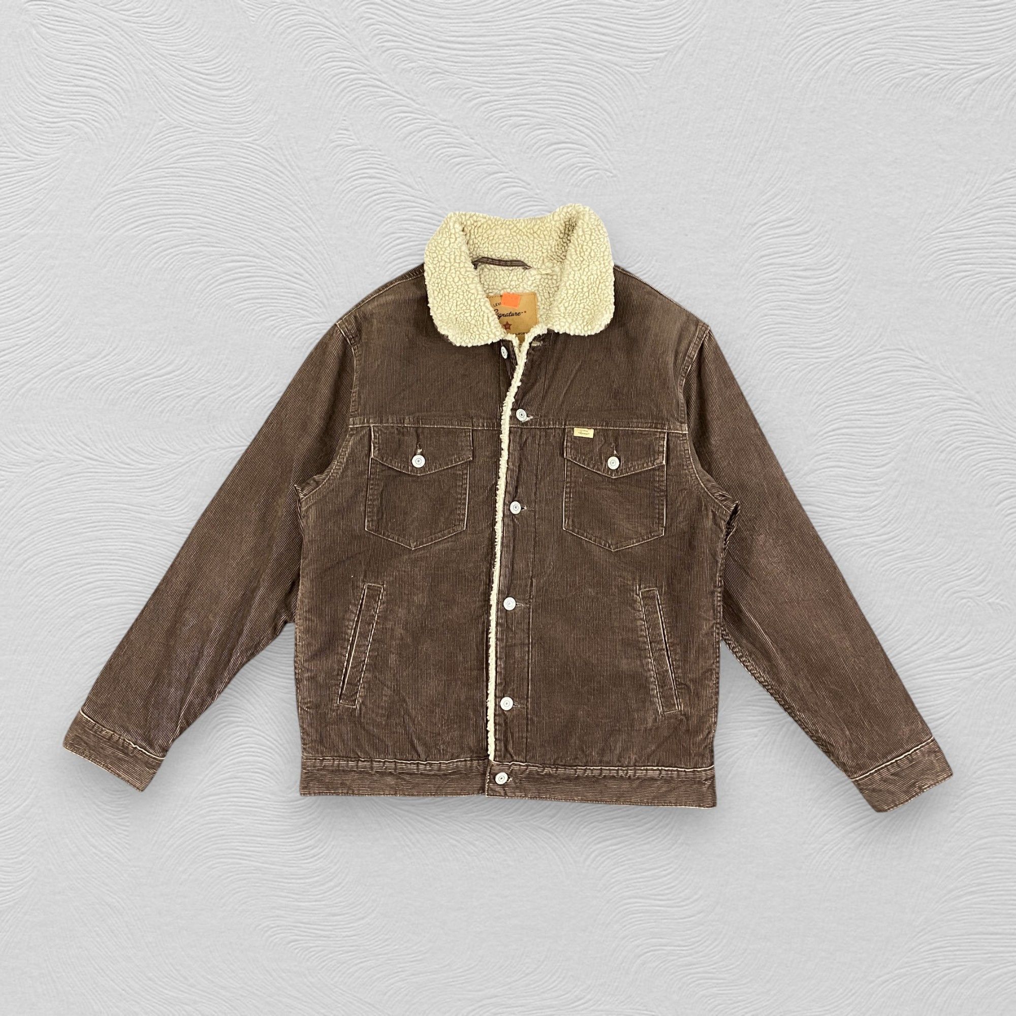 Levi's Vintage Levis Strauss Corduroy Sherpa Jacket -J113 Size US M / EU 48-50 / 2 - 1 Thumbnail