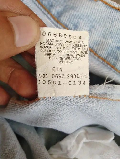 Levi's Vintage Levi's 501 Made In USA Faded Blue Jeans 38x30 Size US 38 / EU 54 - 8 Thumbnail