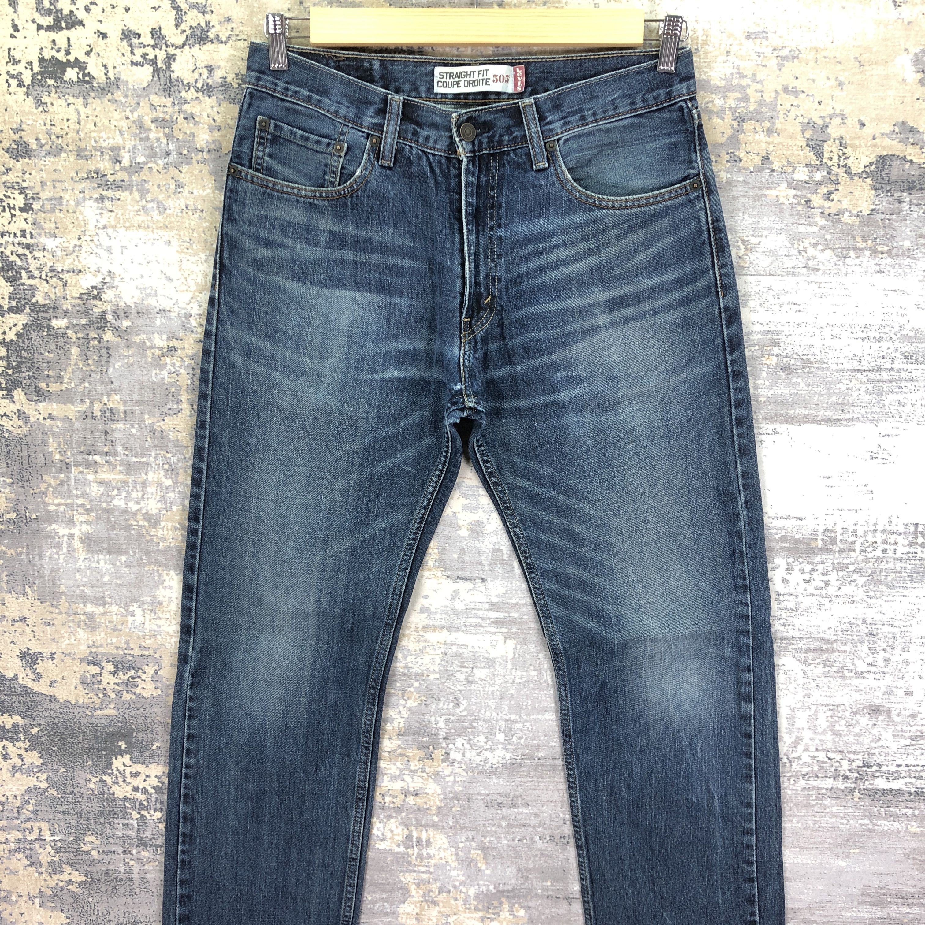 Levi's Vintage Y2K Levis Faded Jeans Levi's 505 Stonewash Denim Size US 30 / EU 46 - 3 Thumbnail