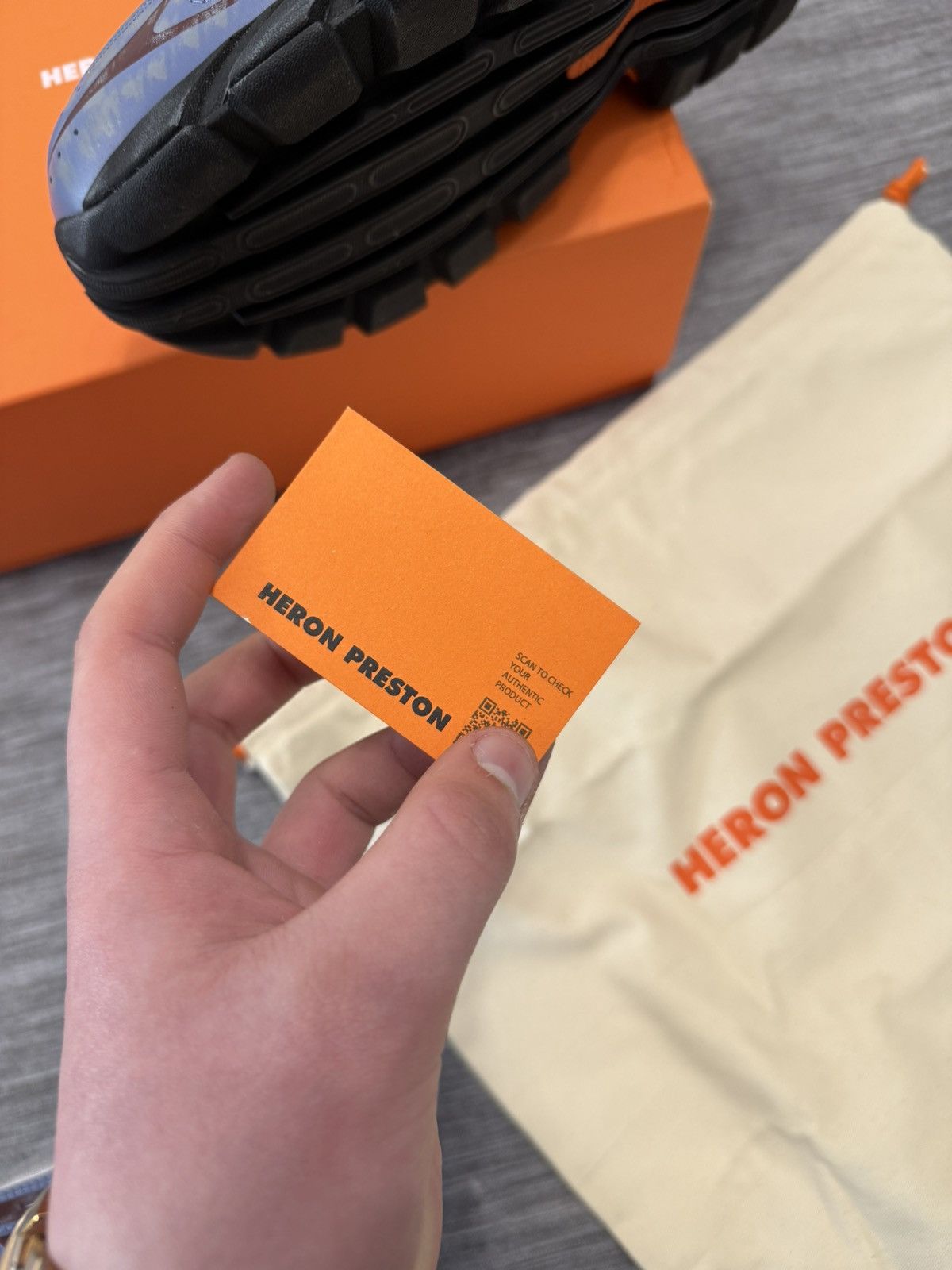 Heron Preston Heron Preston Block Stepper Mule Size US 12 / EU 45 - 2 Thumbnail