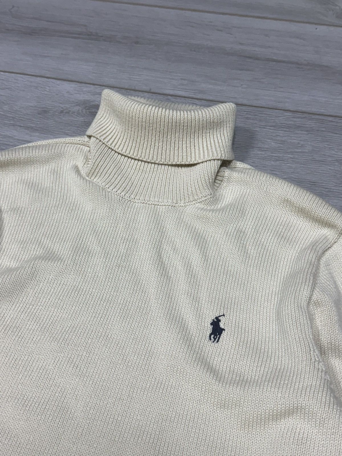 Polo Ralph Lauren POLO Ralph Lauren vintage sweater turtle neck knittef Size US L / EU 52-54 / 3 - 3 Thumbnail