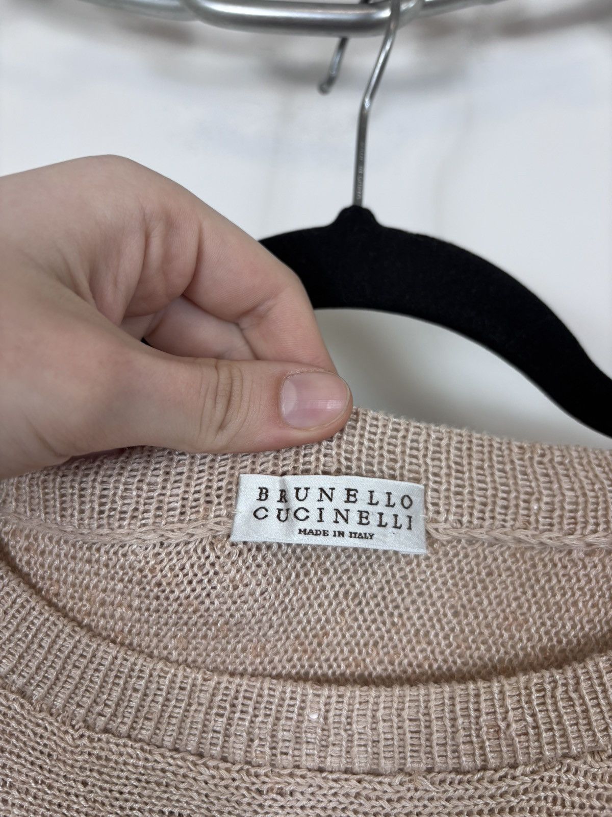 Brunello Cucinelli Brunello Cucinelli Women’s Sequin Knit Linen Silk Sweater Size S / US 4 / IT 40 - 10 Thumbnail