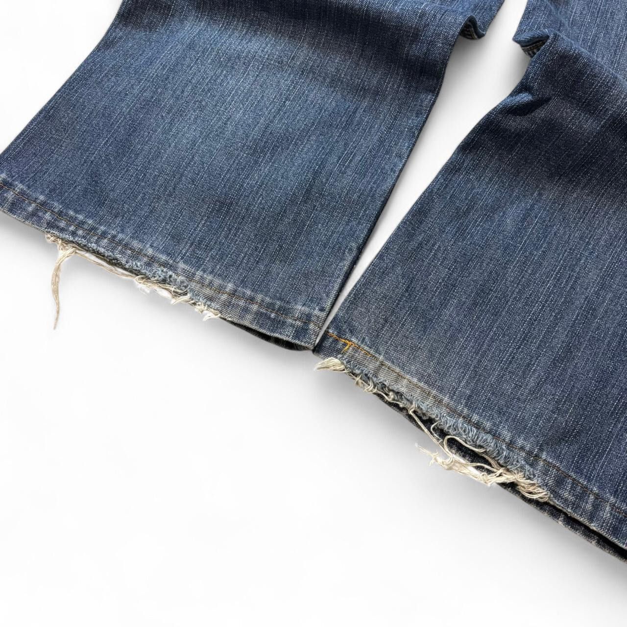 Vintage Vintage Y2K Faded Blue Baggy Denim Jeans - W36 L28.5 Size US 36 / EU 52 - 7 Thumbnail