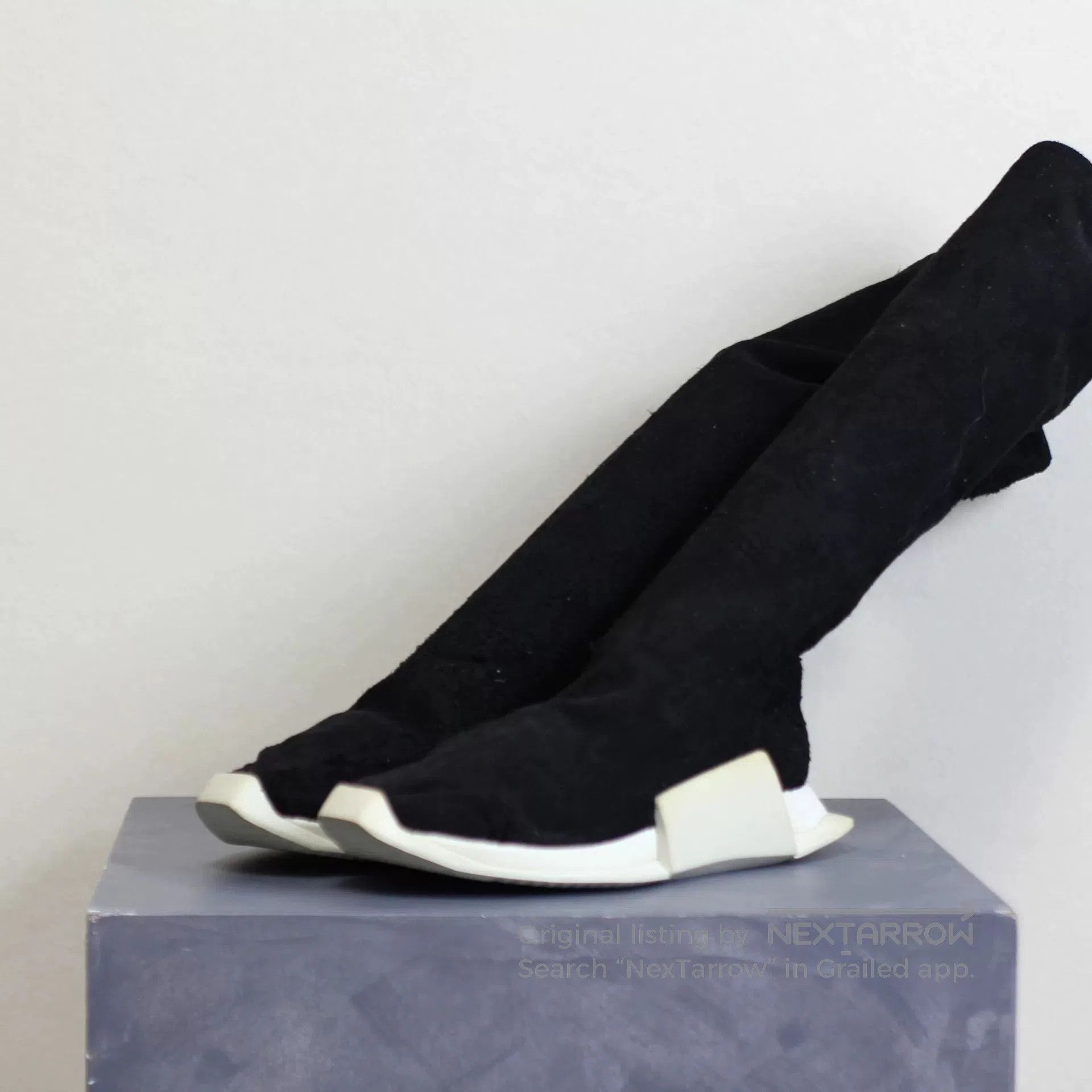 Rick Owens Rick Owens x adidas Suede Tank Boot. Size US 8 / EU 41 - 1 Thumbnail