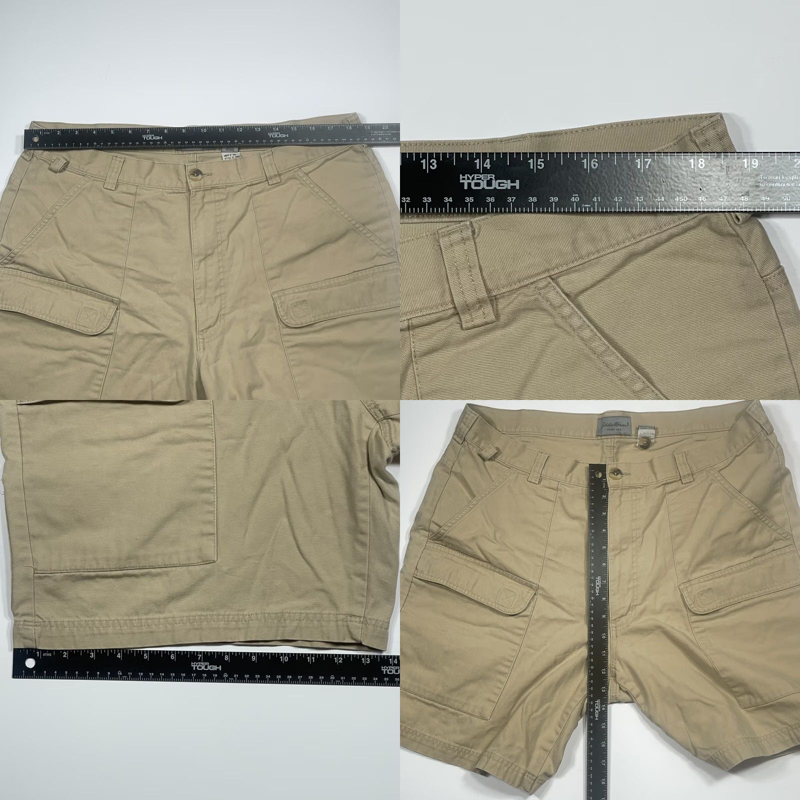 Eddie Bauer Eddie Bauer Mens Front Zip Beige Cargo Khaki Hiking Casual Summer Shorts Sz 40 Size US 40 / EU 56 - 8 Thumbnail