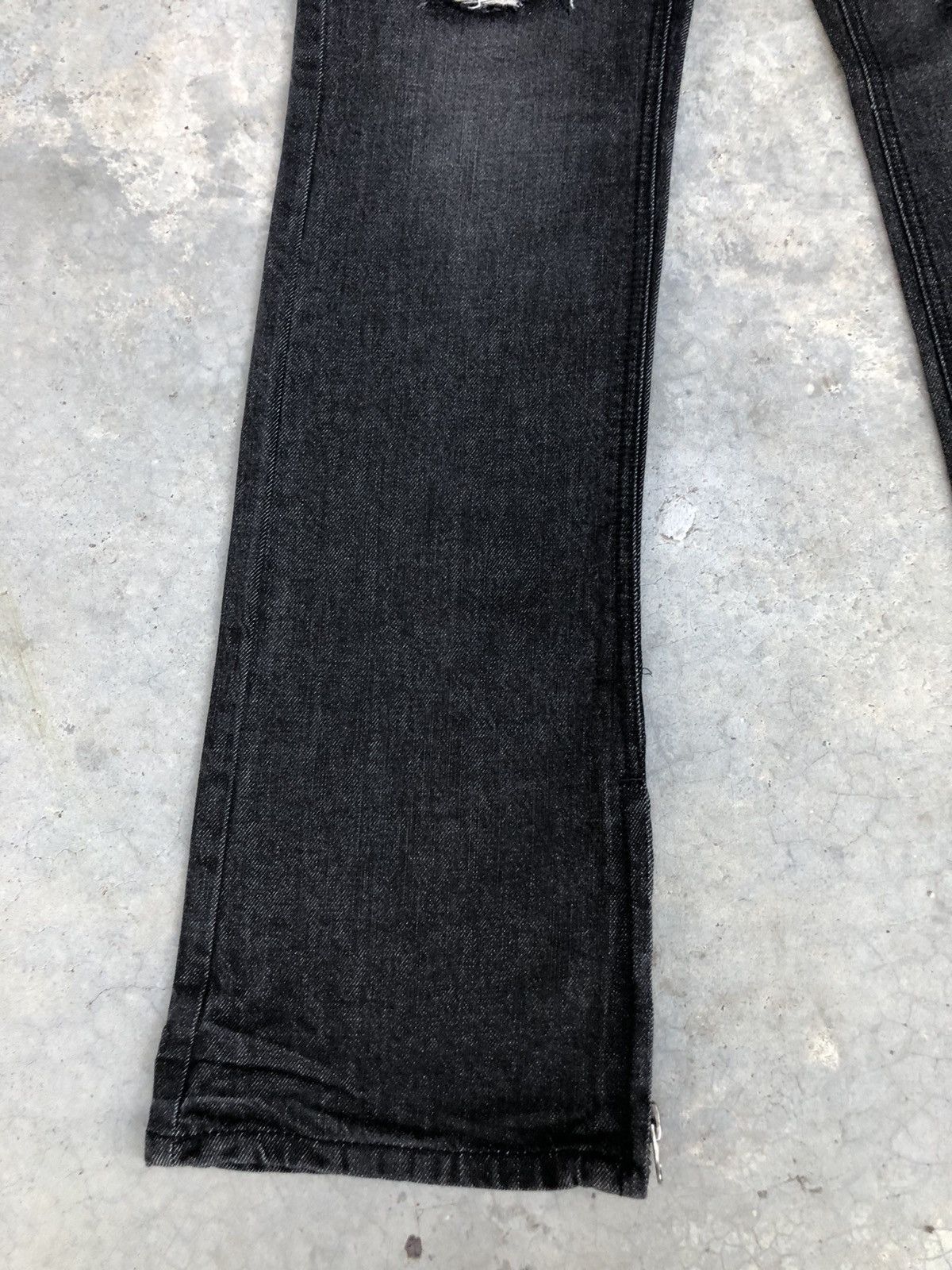 If Six Was Nine Japanese Deadly Flared Jeans Distressed Jeans Size US 33 - 6 Thumbnail