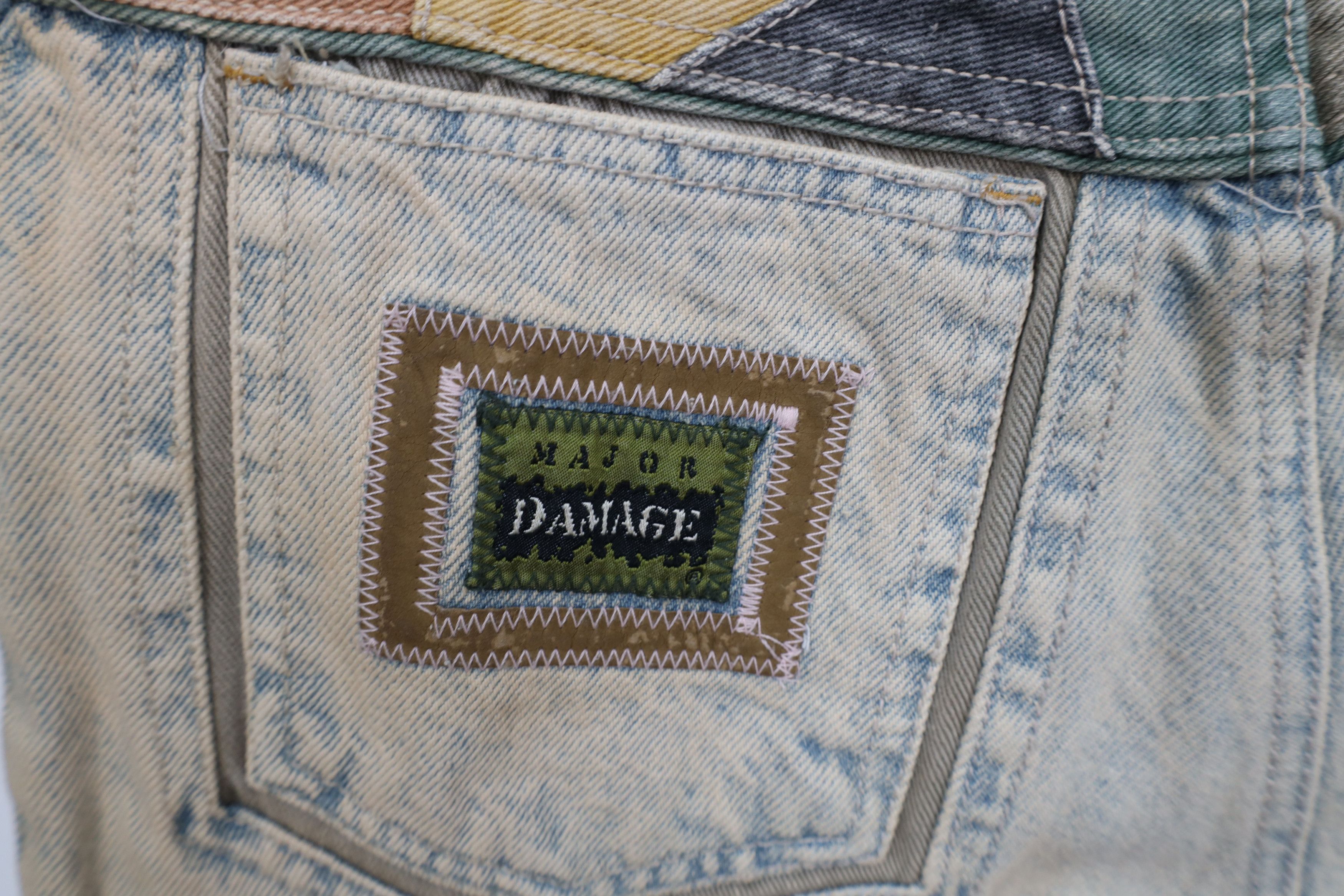 Vintage Deadstock Vintage 90s Streetwear Wash Flip Cuff Denim Jeans Size US 30 / EU 46 - 11 Thumbnail