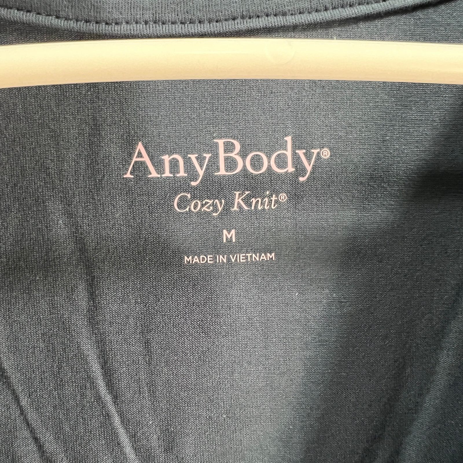 Other AnyBody Cozy Knit Button Front Long Cardigan Medium Indigo Size M / US 6-8 / IT 42-44 - 3 Thumbnail