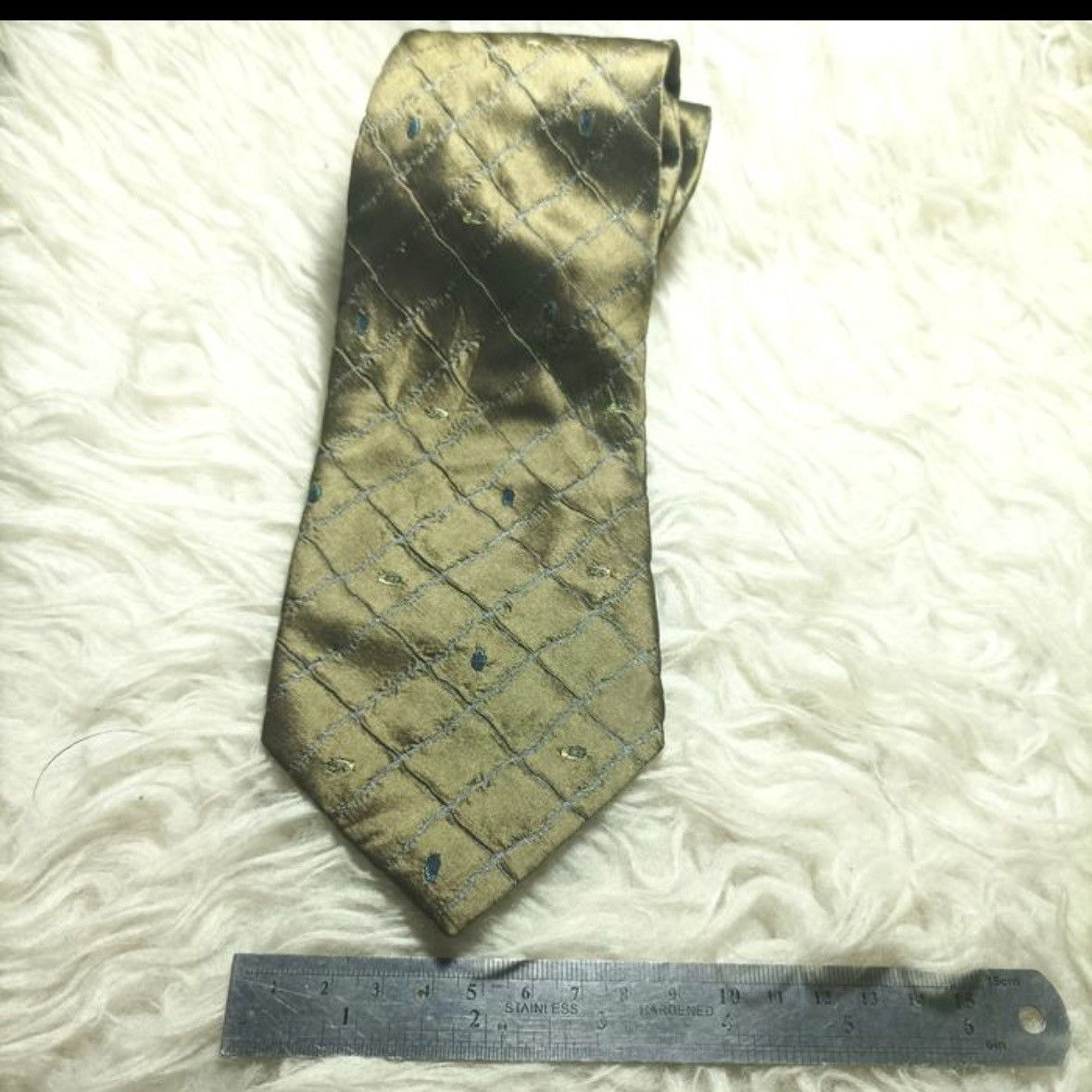 Issey Miyake Issey Miyake IM Product Jaquard Pattern silk necktie Size ONE SIZE - 1 Thumbnail