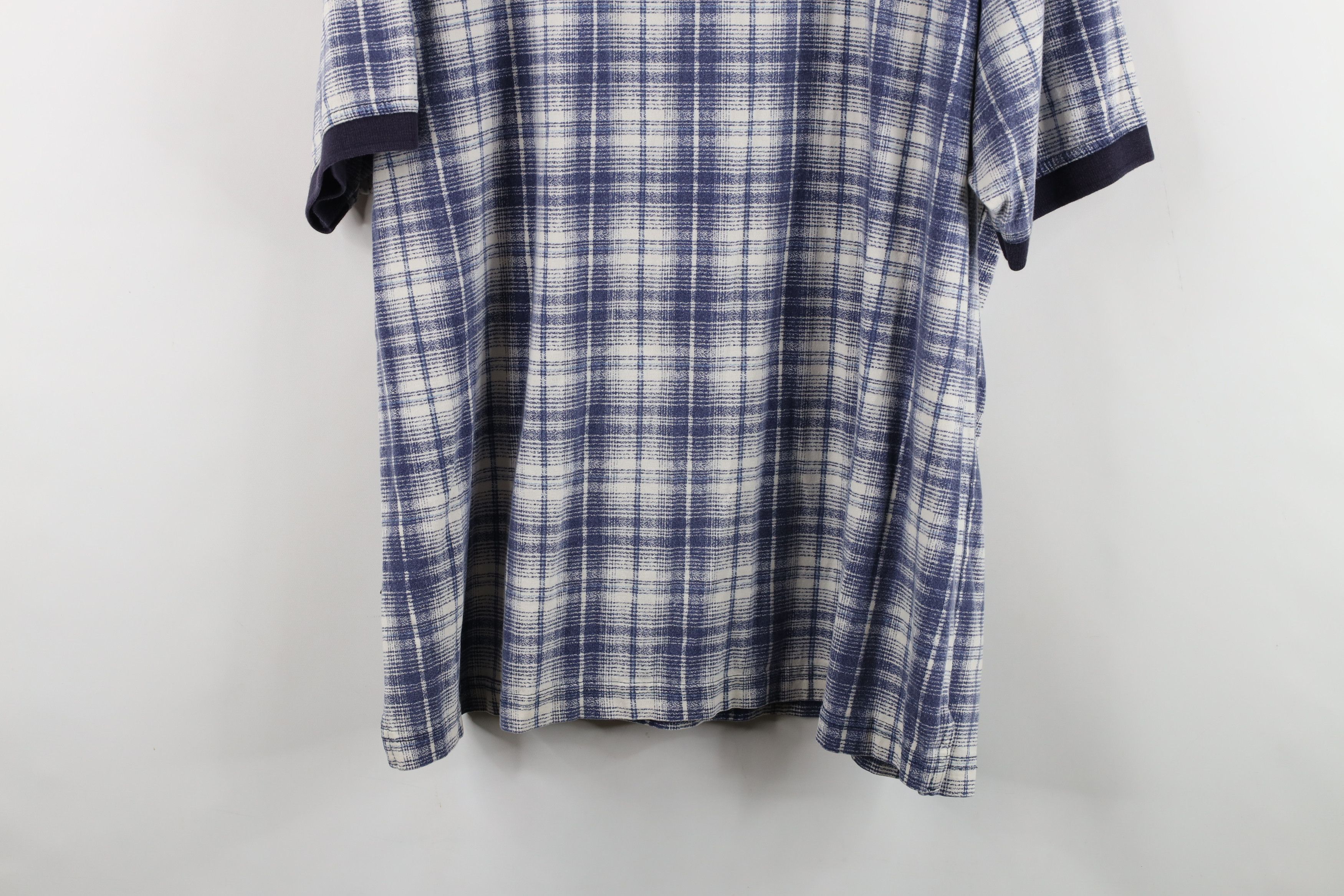 Vintage Vintage 90s Streetwear Fit Collared Golf Polo Shirt Plaid Size US XL / EU 56 / 4 - 12 Thumbnail