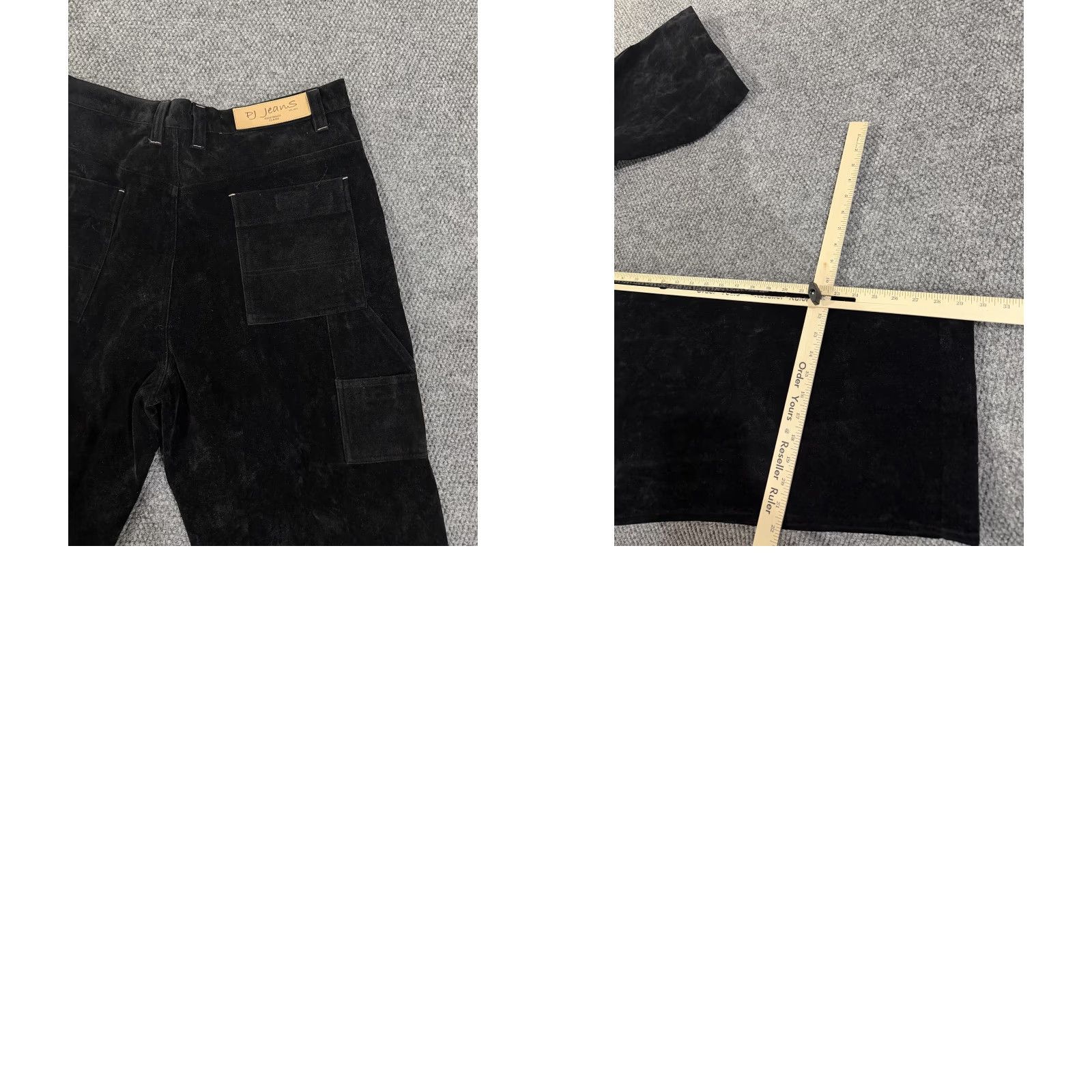 Velvet PJ Mark Jacket Mens XL Black Velvet Button Front Bomber Streetwear Casual Workwear Size US 36 / EU 52 - 11 Thumbnail