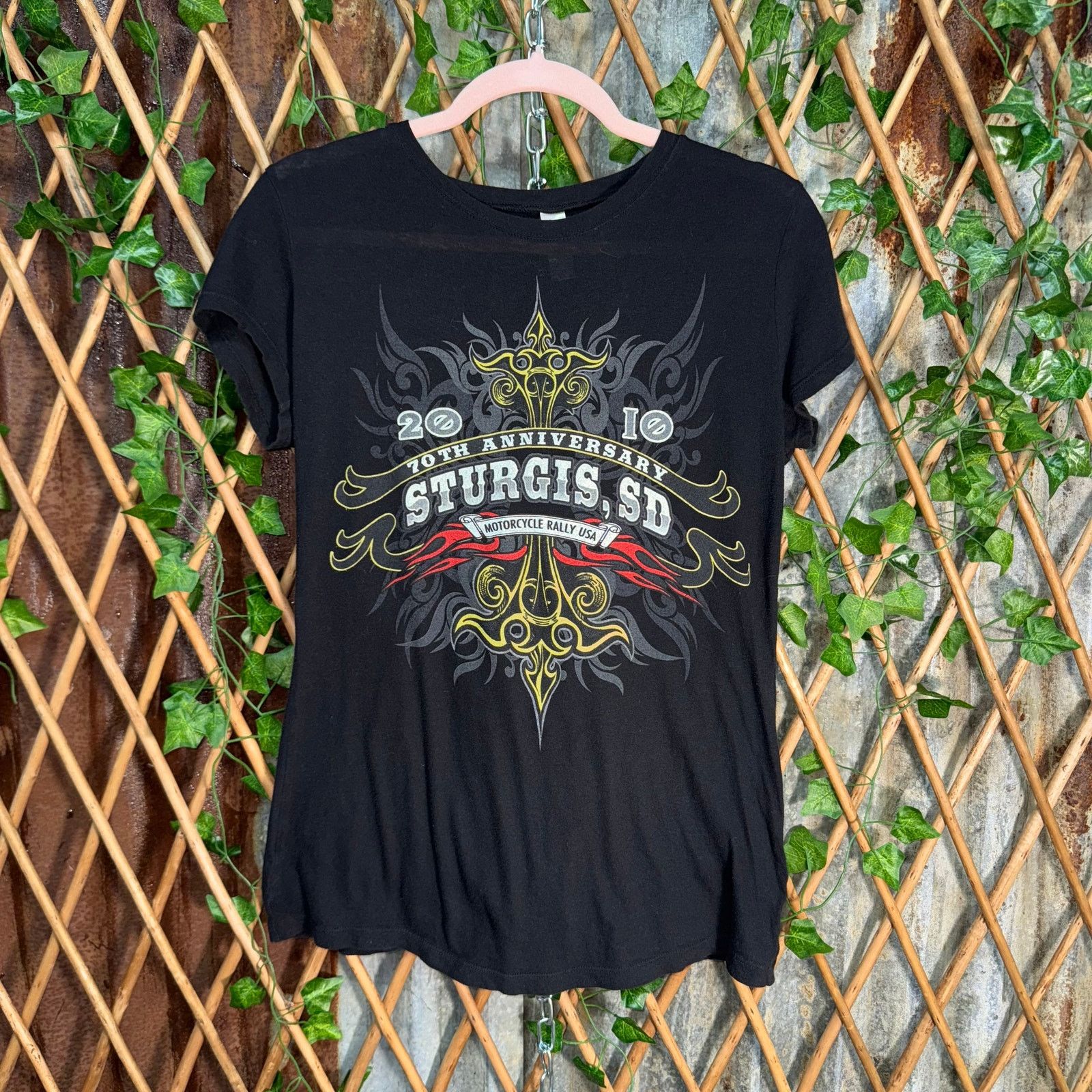 Harley Davidson Vintage Y2K 2010 anniversary sturgis biker femme t-shirt Size XL / US 12-14 / IT 48-50 - 1 Thumbnail