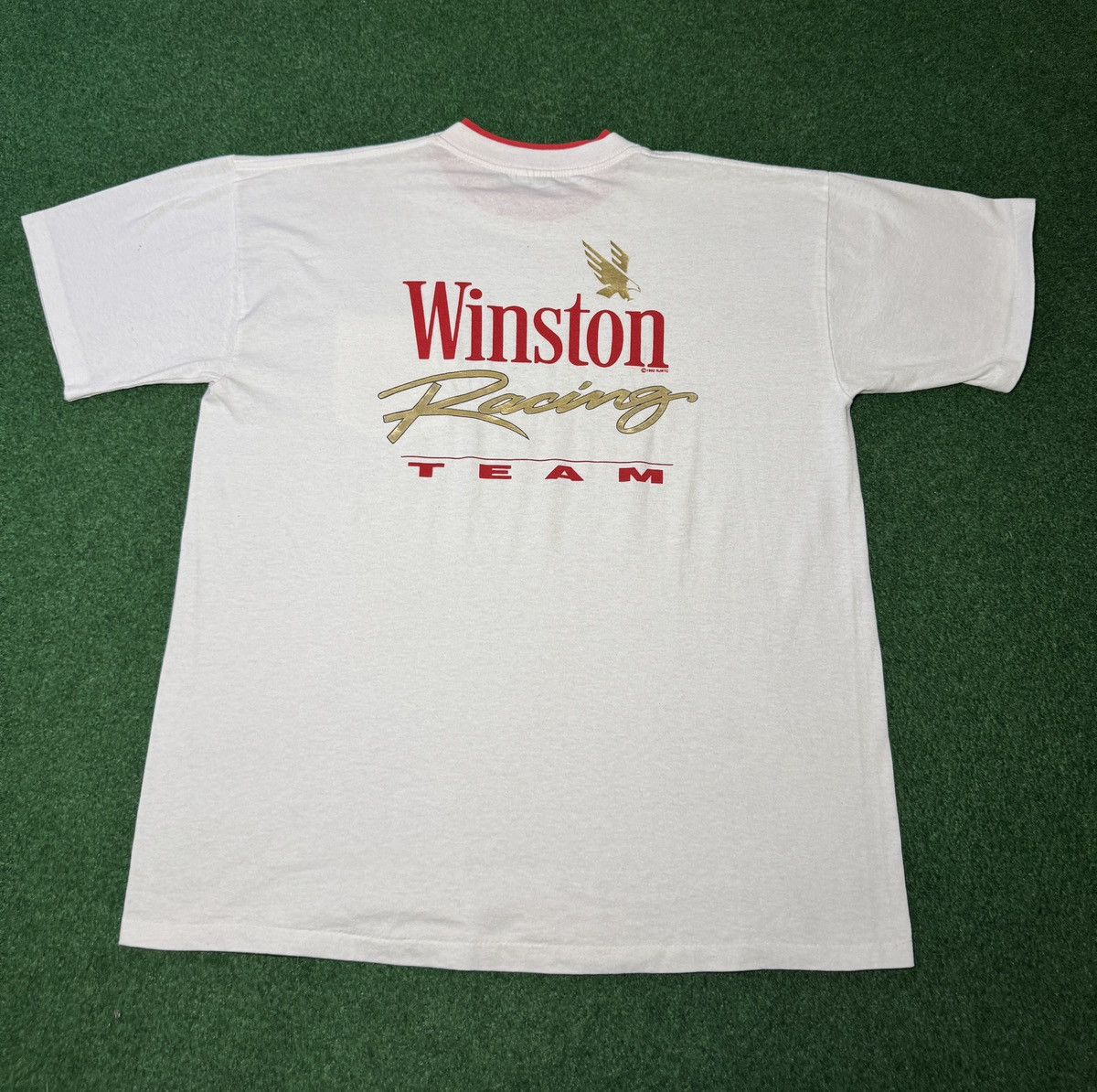 Vintage Vintage 90s Winston Racing Team XL Pocket Tee T Shirt Size US XL / EU 56 / 4 - 1 Thumbnail