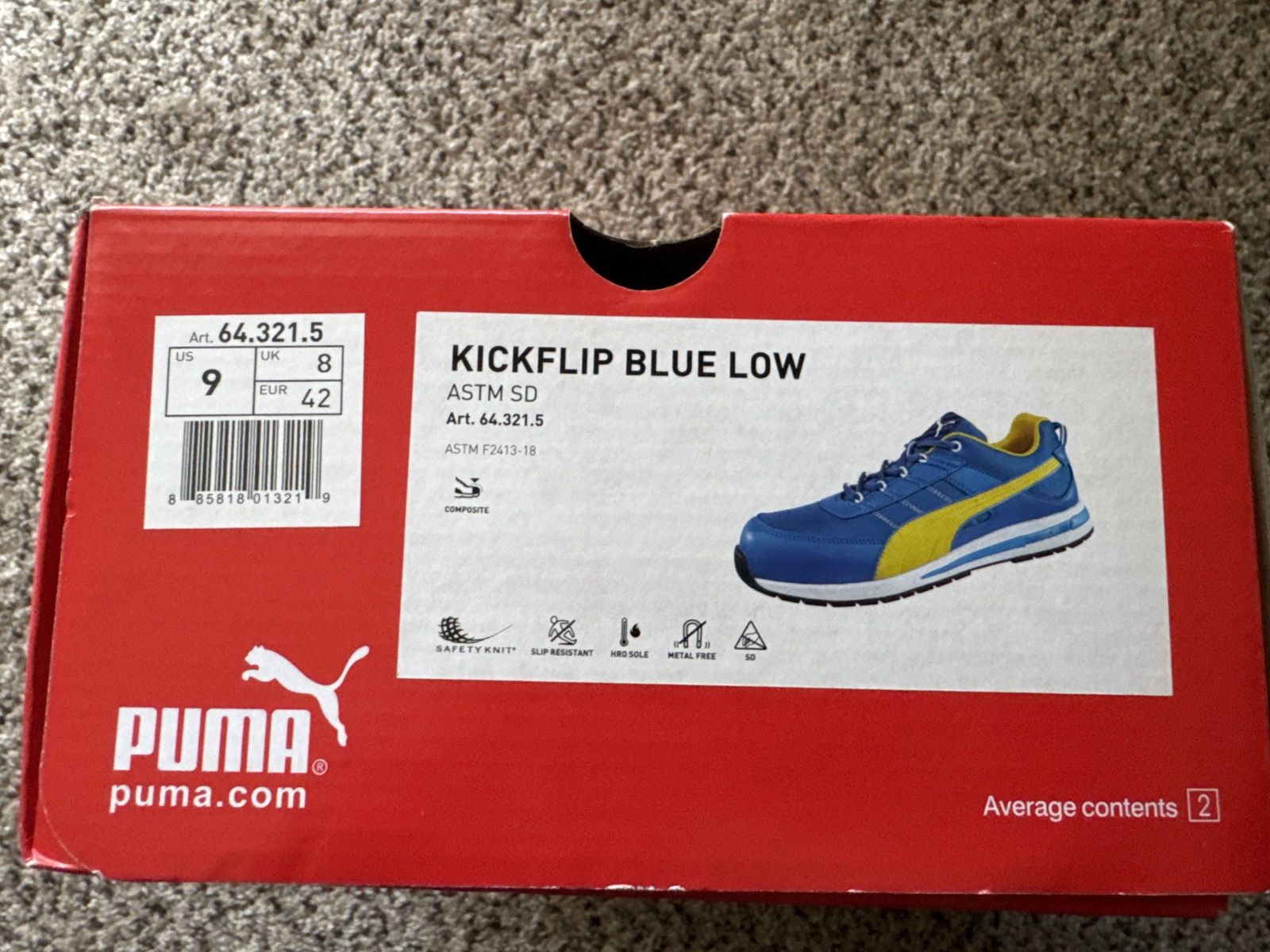 Puma KickFlip Blue Low Size US 9 / EU 42 - 7 Thumbnail
