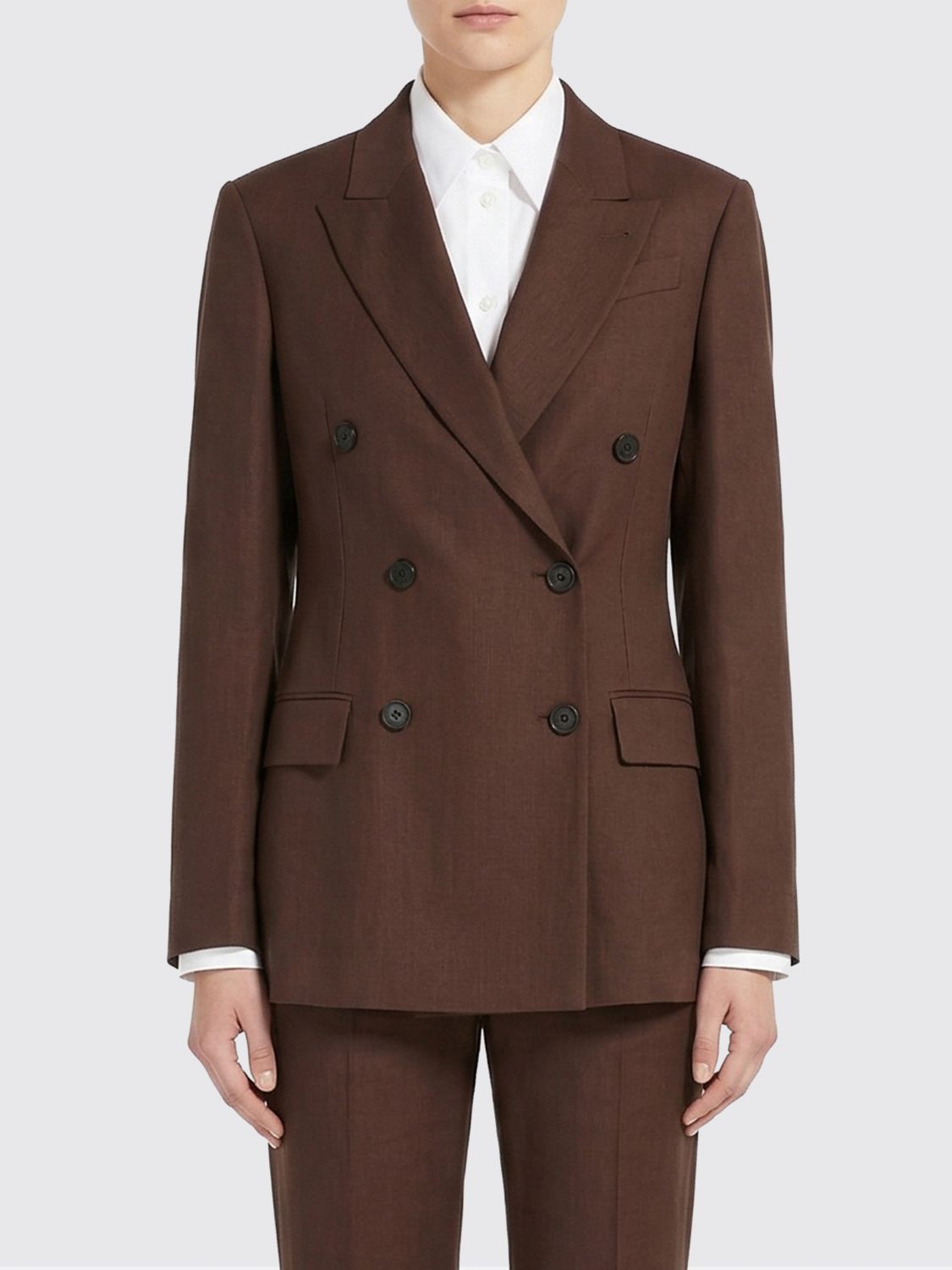 Brunello Cucinelli Brunello Cucinelli Jacket Woman Brown Size XS / US 0-2 / IT 36-38 - 1 Thumbnail