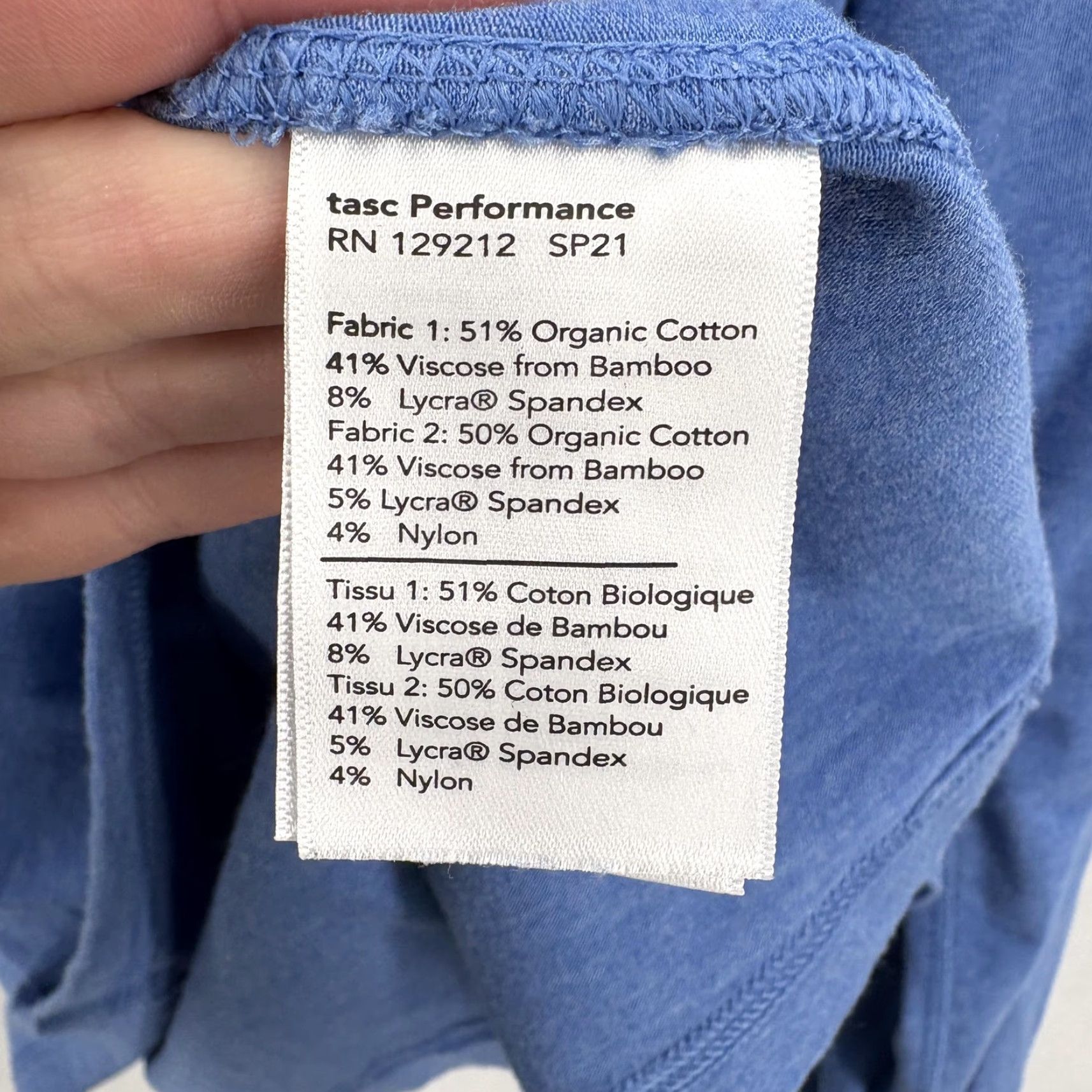 Vintage Tasc Performance Pullover Mens XL Blue Bamboo Quarter Zip Mock Neck Stretch Size US XL / EU 56 / 4 - 4 Thumbnail