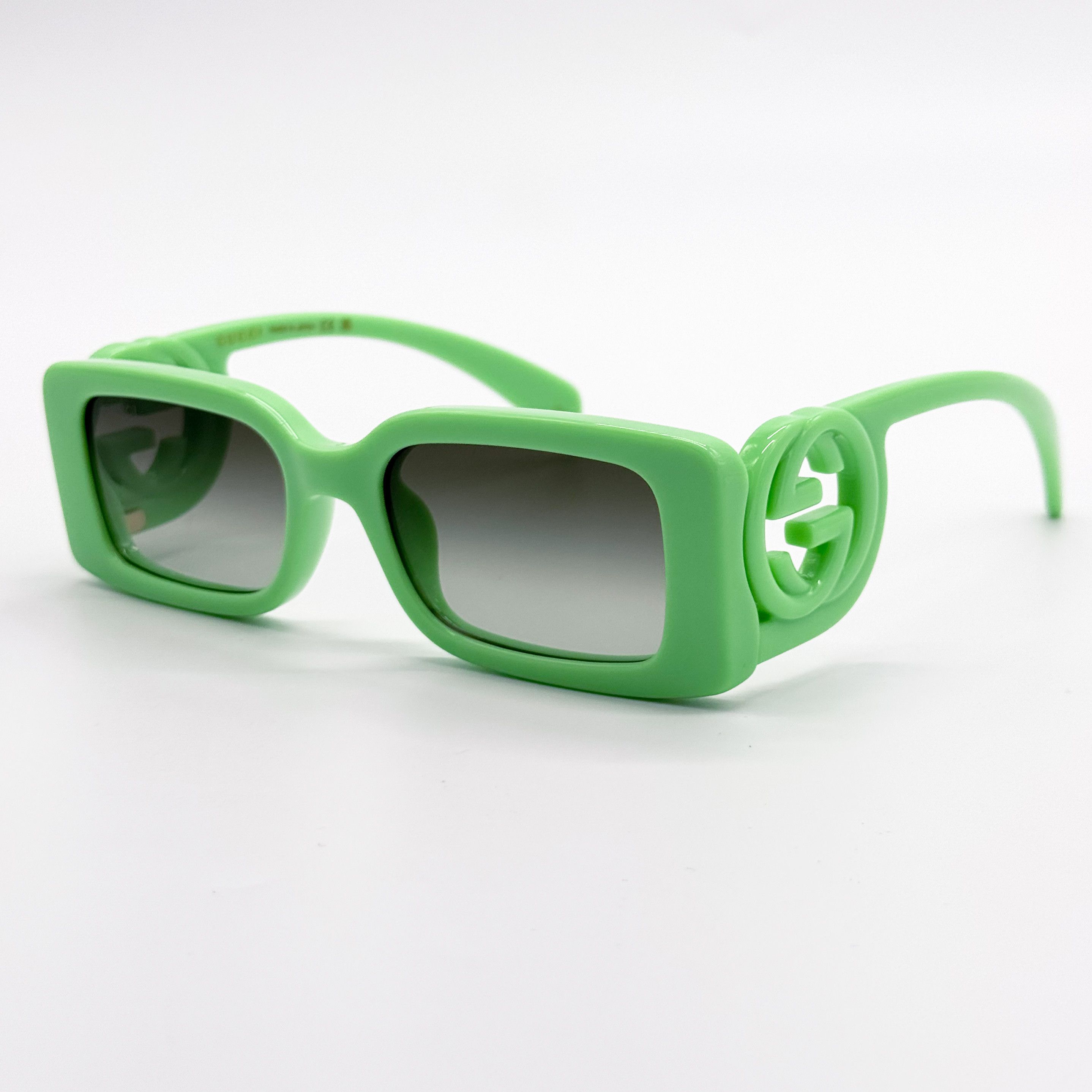 Gucci NEW GUCCI GG1325S 004 WOMEN GREEN SUNGLASSES Size ONE SIZE - 4 Thumbnail