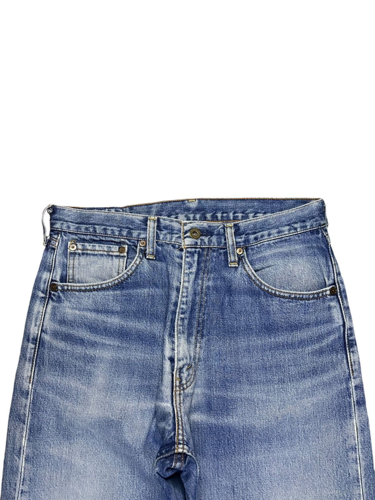 Levi's Vintage 90s Levis 504 Faded Wash Bartacks Baggy Jeans Size US 31 - 4 Thumbnail