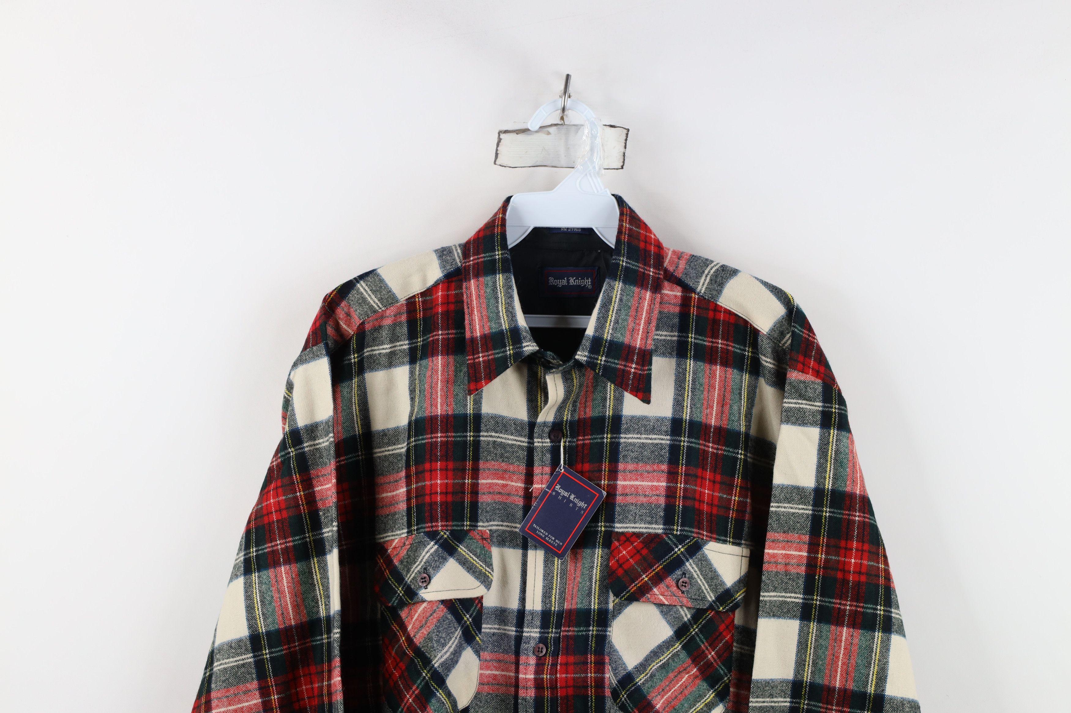 Vintage Deadstock Vintage 70s Streetwear Collared Button Shirt Plaid Size US M / EU 48-50 / 2 - 2 Thumbnail